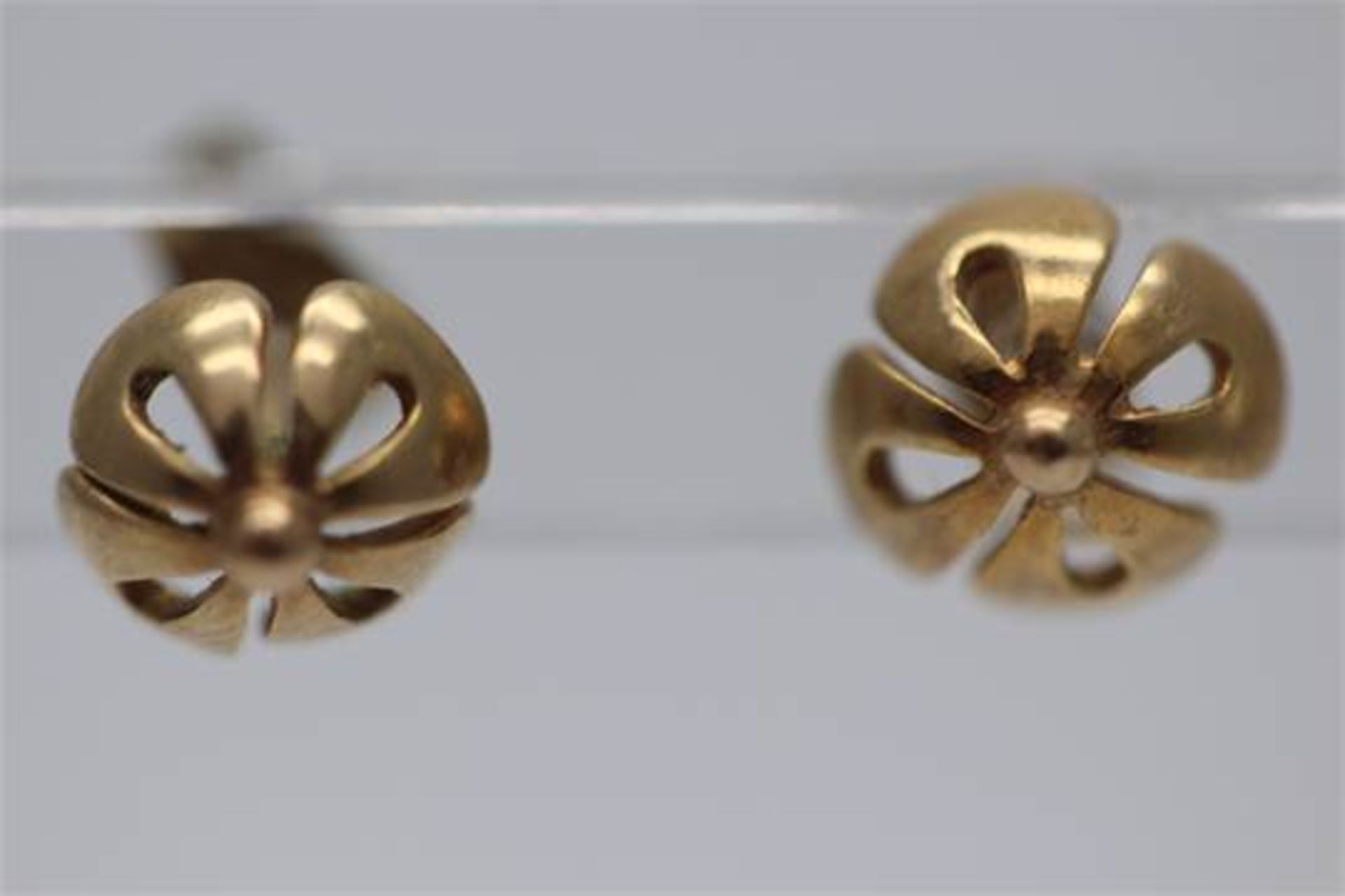 9CT YELLOW GOLD LADIES EARRINGS (PV-JH)