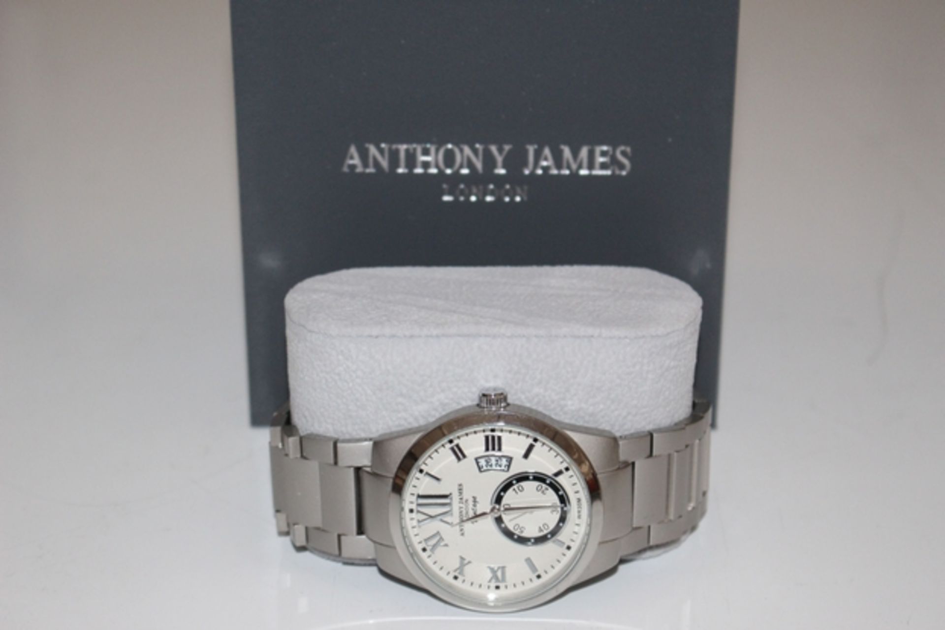 1X BOXED BRAND NEW ANTHONY JAMES LONDON GENTS WRIST WATCH (SBW-WWW)