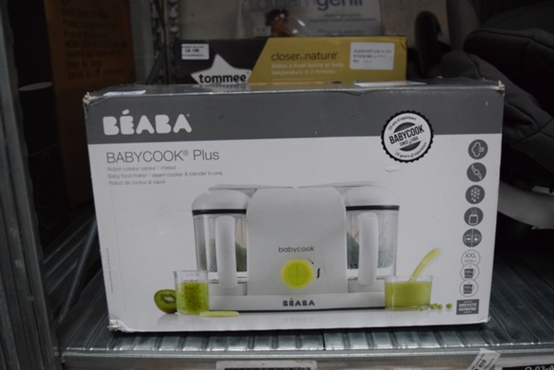 1 x BOXED BEABA BABY COOK PLUS FOOD MAKER RRP £120 14.11.17 2462152 *PLEASE NOTE THAT THE BID