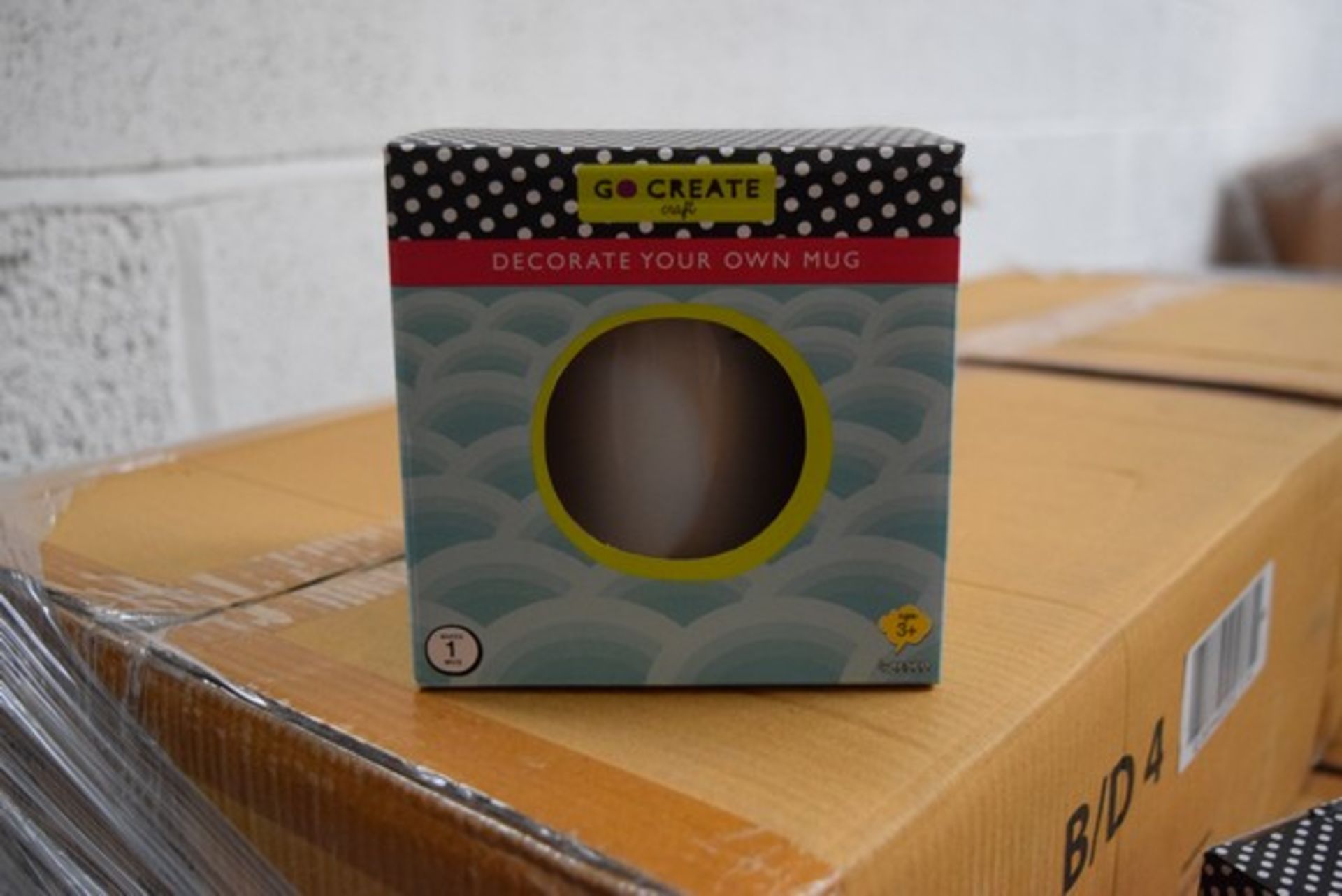 1 x BOX TO CONTAIN 6 BRAND NEW GO CREATE DECORATE YOUR OWN MUG SET RRP £12 PER BOX P81 *PLEASE