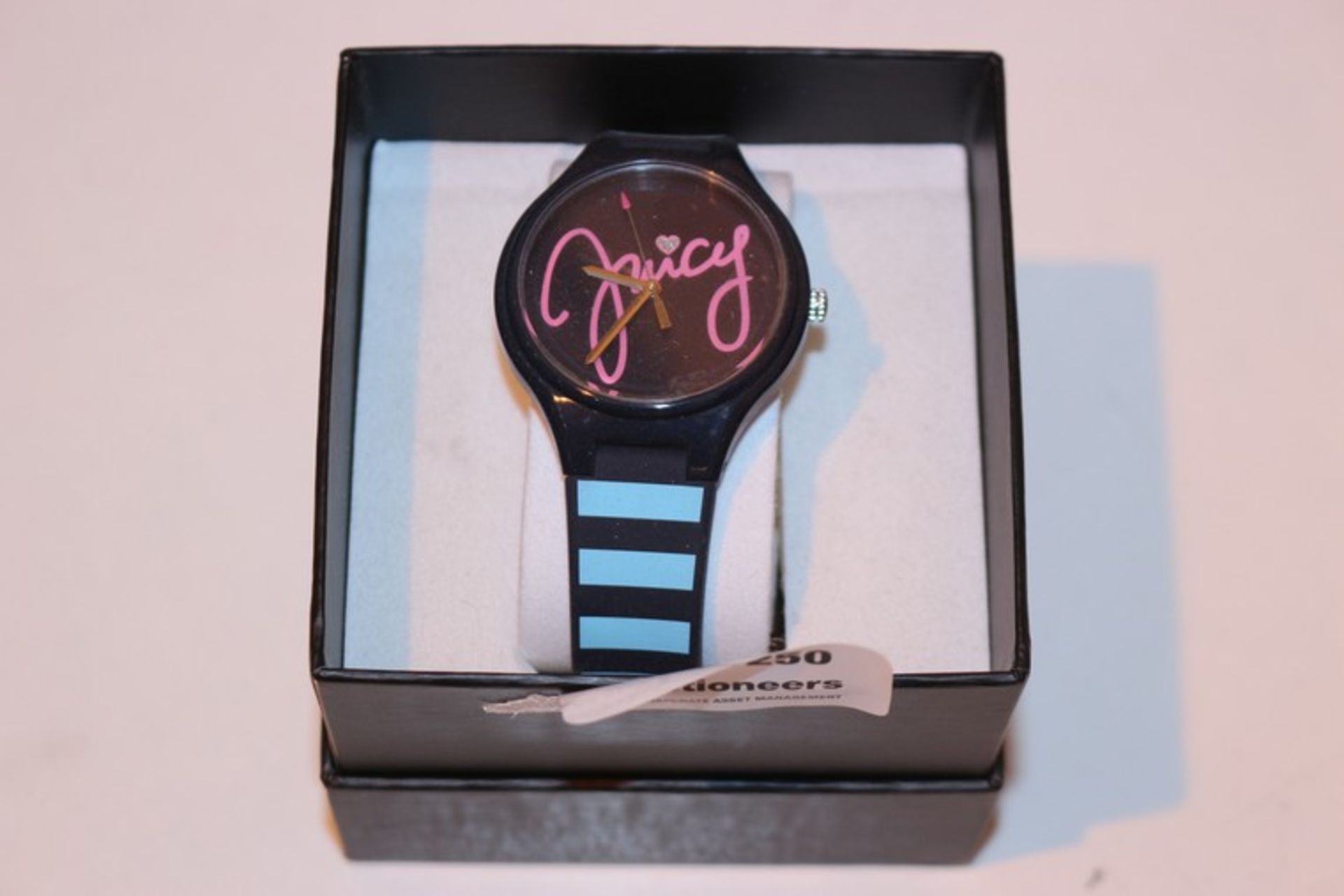 1 x BOXED BRAND NEW JUICY COUTURE DESIGNER WRIST WATCH *PLEASE NOTE THAT THE BID PRICE IS MULTIPLIED