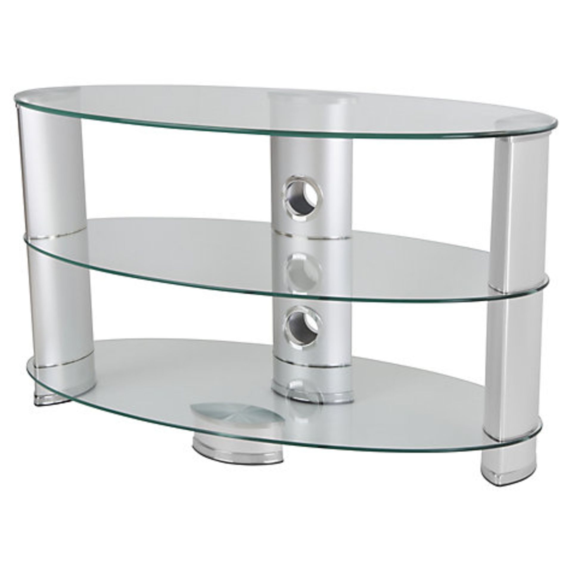 1 x BOXED JL OVAL TV STAND RRP £140 (16.10.17) (3795039) *PLEASE NOTE THAT THE BID PRICE IS