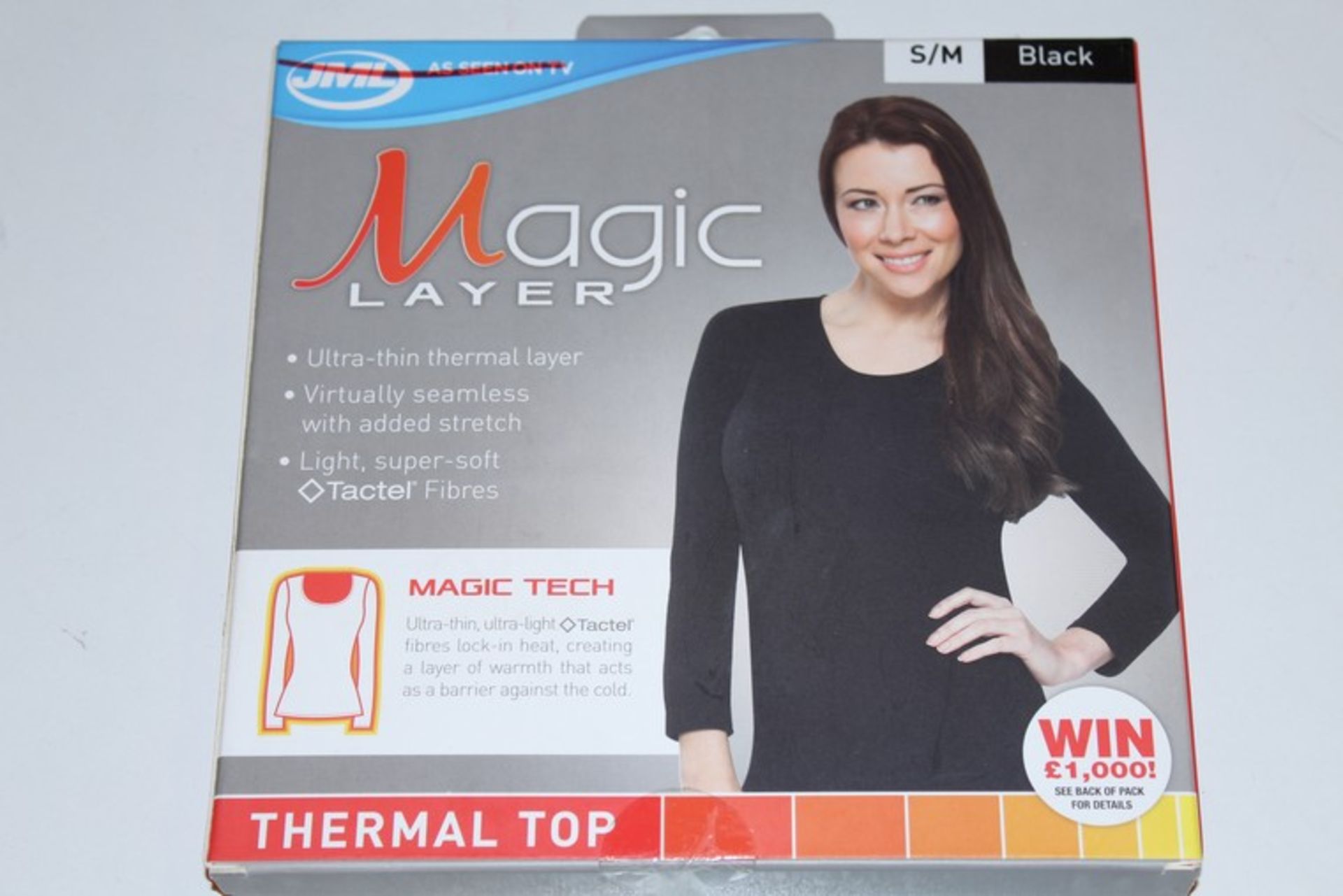 12 x AS SEEN ON TV MAGIC LAYER THERMAL TOPS IN VARIOUS COLOURS RANGES IN SIZE SMALL-MEDIUM (18/10/