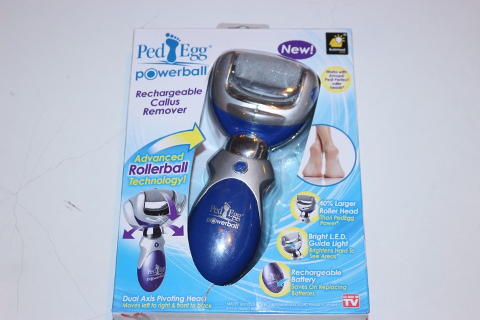 3 x BOXED PED EGG POWER BALL SKIN REMOVERS (18/10/17) *PLEASE NOTE THAT THE BID PRICE IS