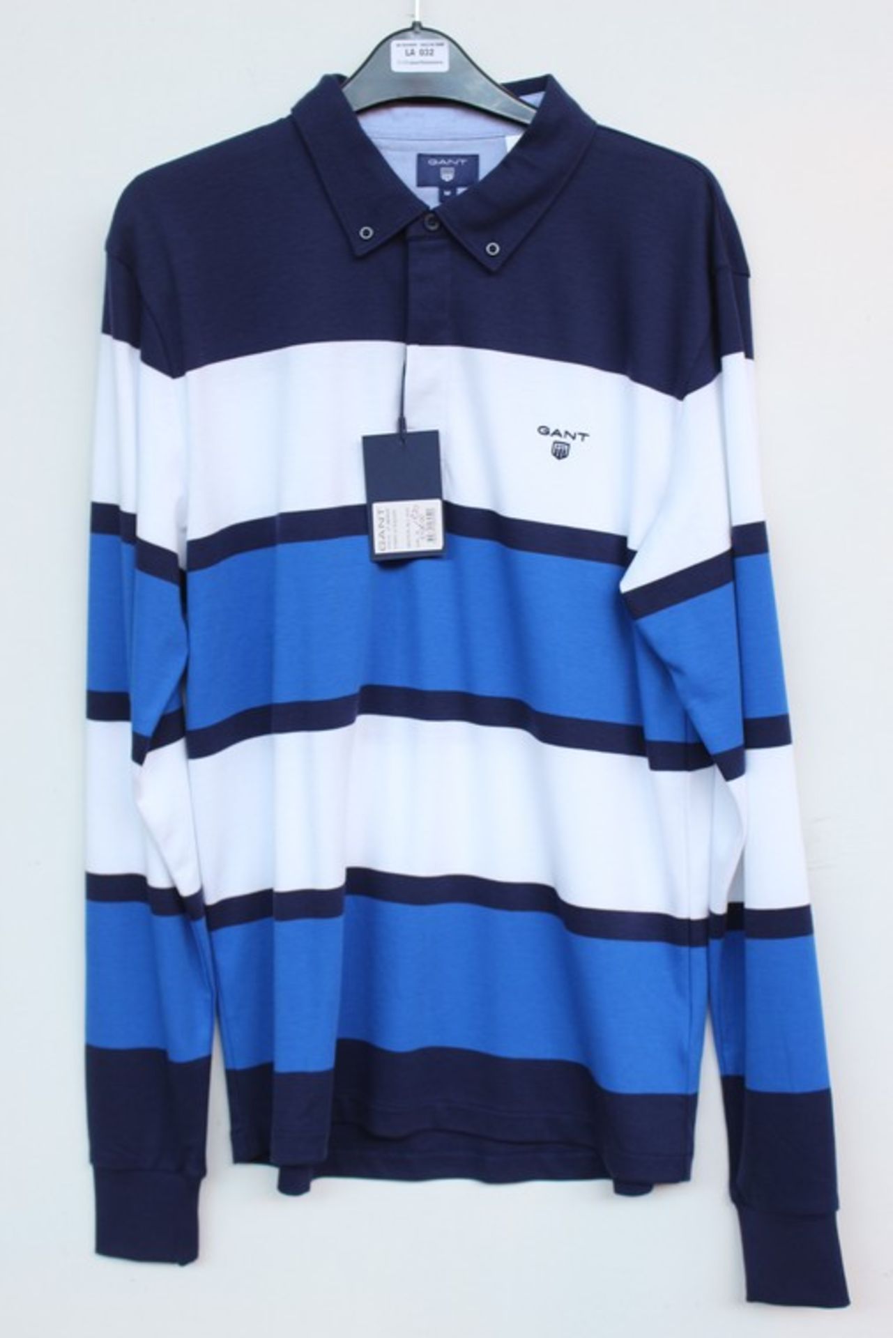 1 x GANT STRIPED LONG SLEEVE SHIRT RRP £100 (16.10.17) *PLEASE NOTE THAT THE BID PRICE IS MULTIPLIED