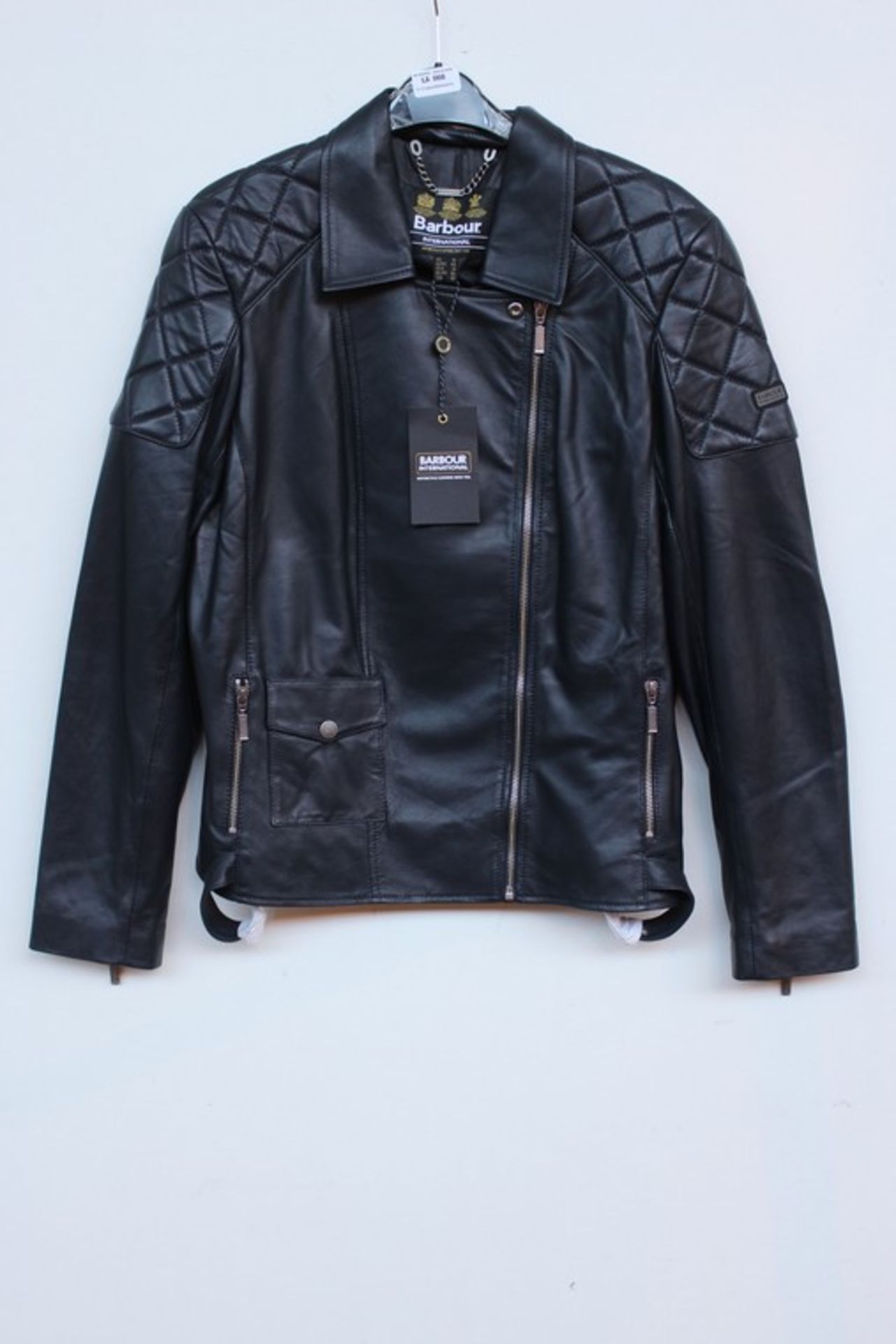 1 x BARBOUR SHERCO LEATHER JACKET RRP £450 (16.10.17) *PLEASE NOTE THAT THE BID PRICE IS