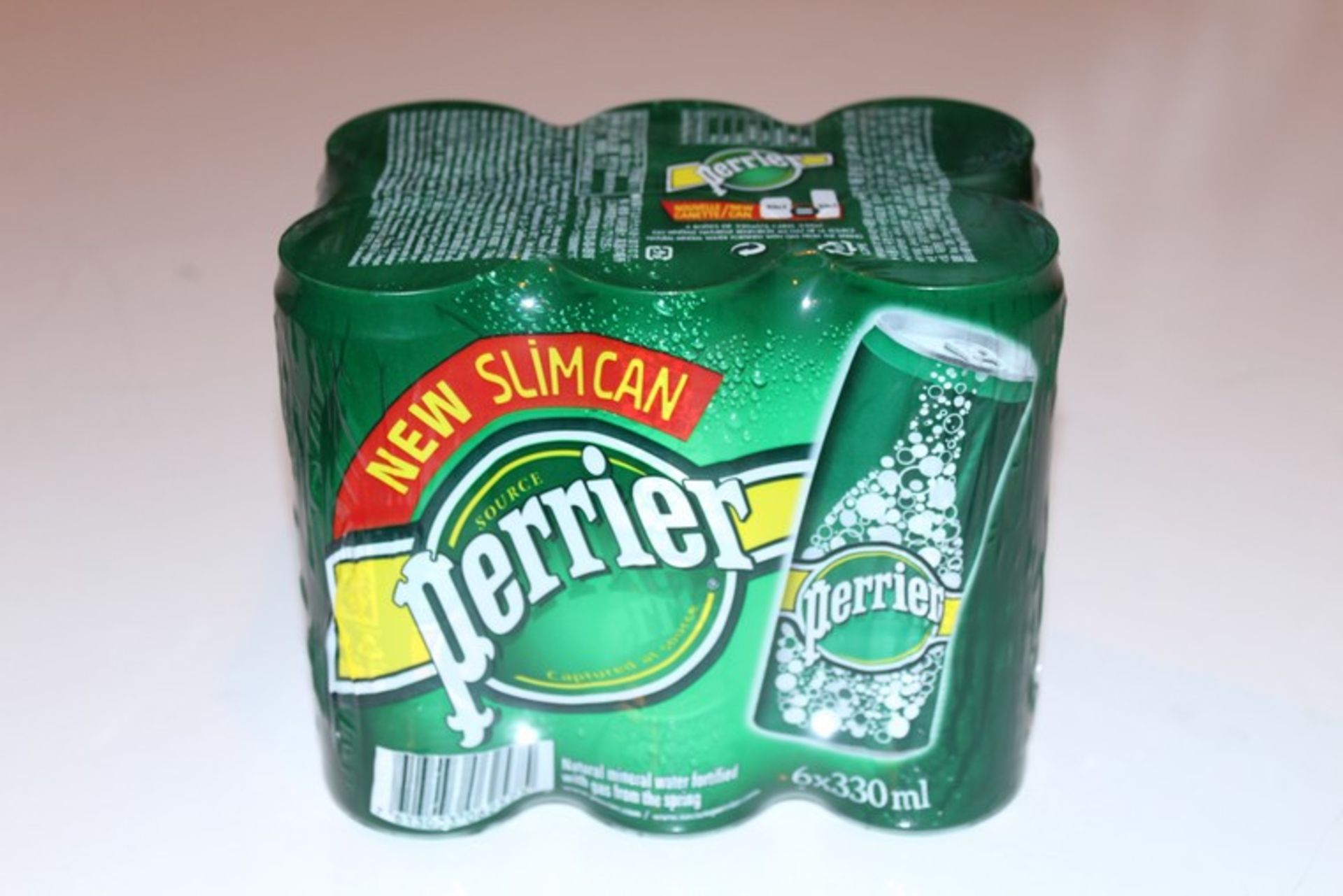 10 x PACKS OF 6 PERRIER FIZZY WATER (05.10.17) (PALLET-129) *PLEASE NOTE THAT THE BID PRICE IS