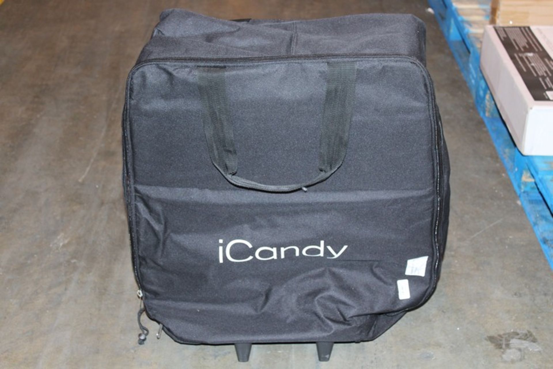 1 x ICANDY PEACH PUSH CHAIR TRAVEL BAG IN BLACK RRP £80 (17.10.17) (2834098) *PLEASE NOTE THAT THE