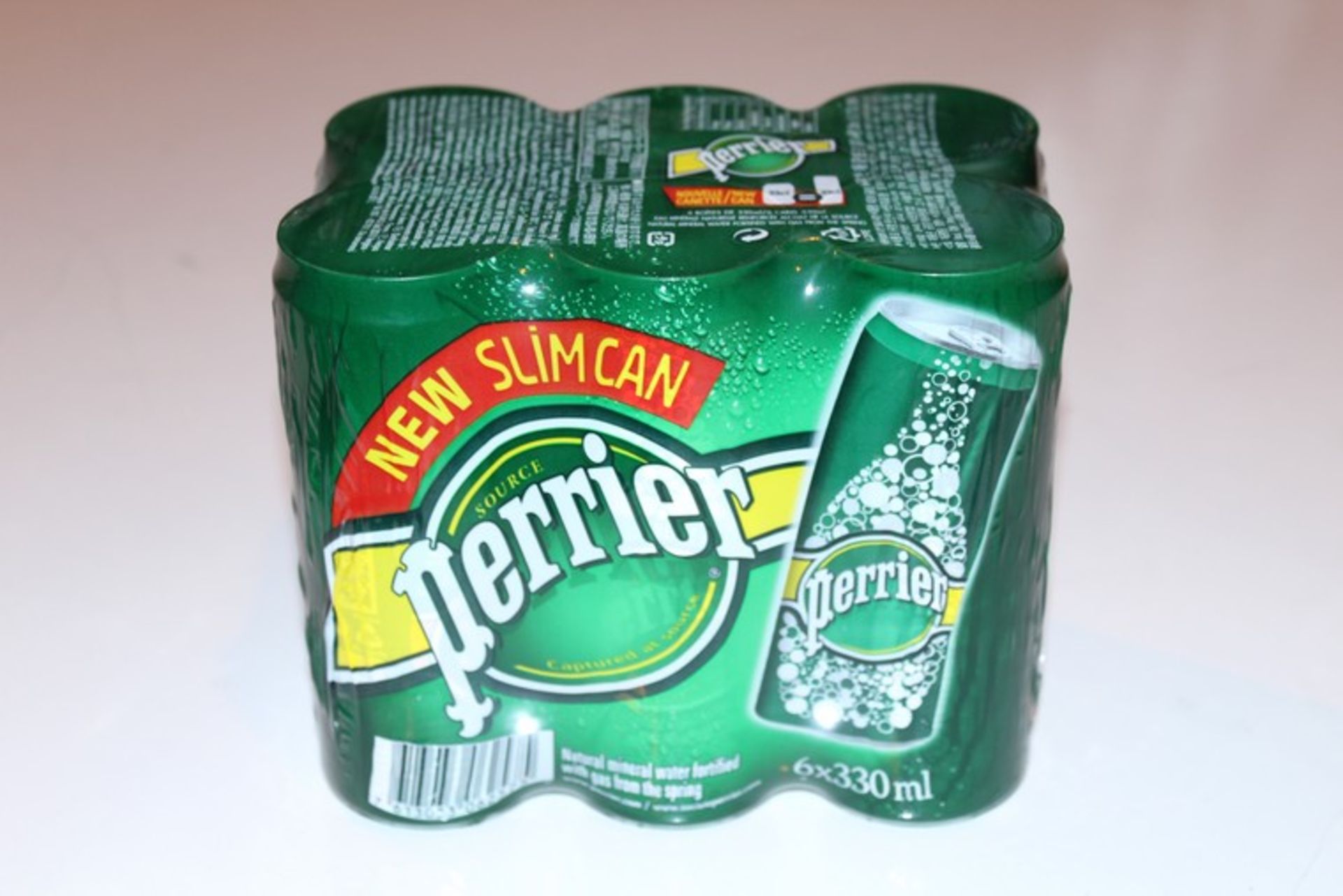 10 x PACKS OF 6 PERRIER FIZZY WATER (05.10.17) (PALLET-129) *PLEASE NOTE THAT THE BID PRICE IS