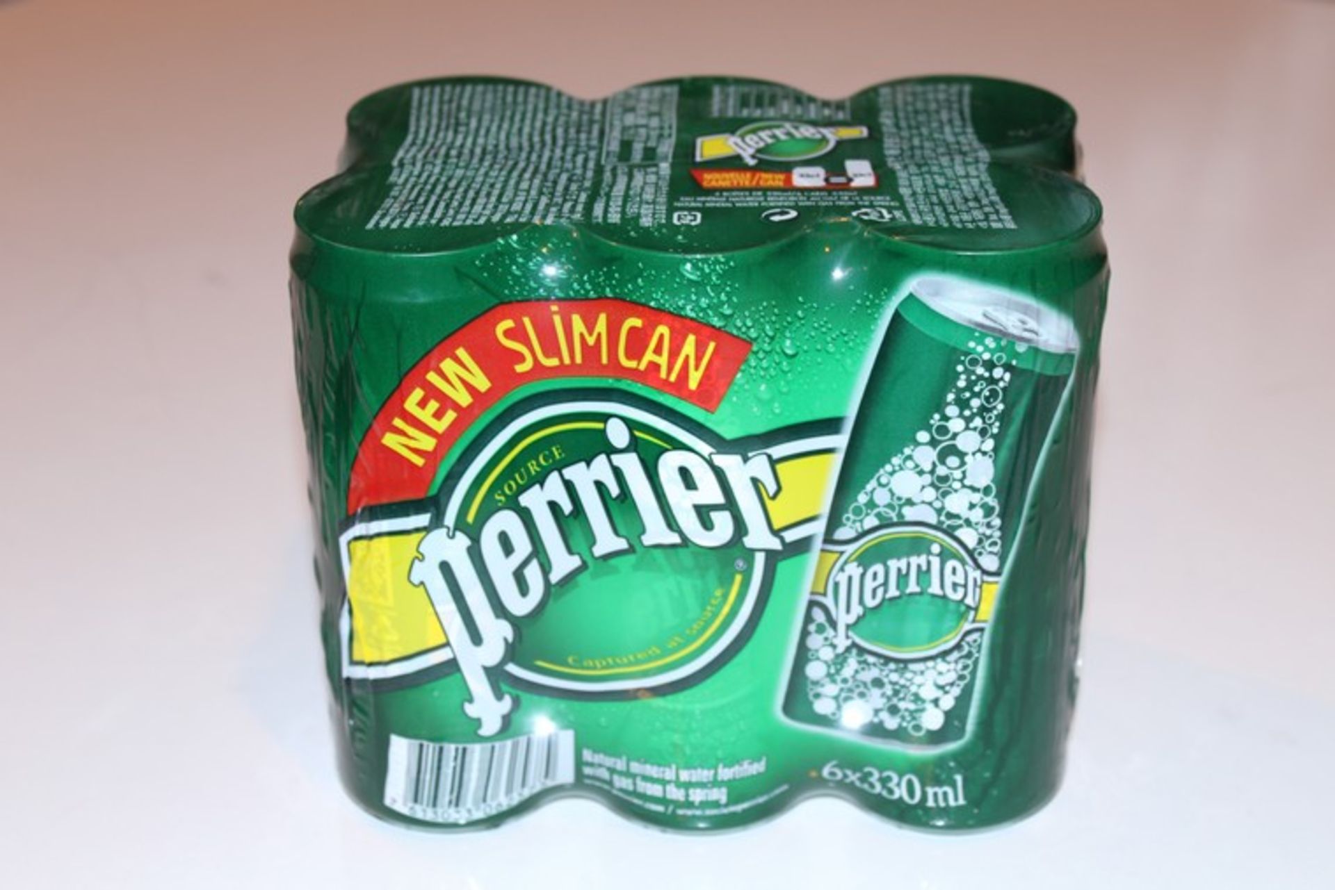 10 x PACKS OF 6 PERRIER FIZZY WATER (05.10.17) (PALLET-129) *PLEASE NOTE THAT THE BID PRICE IS