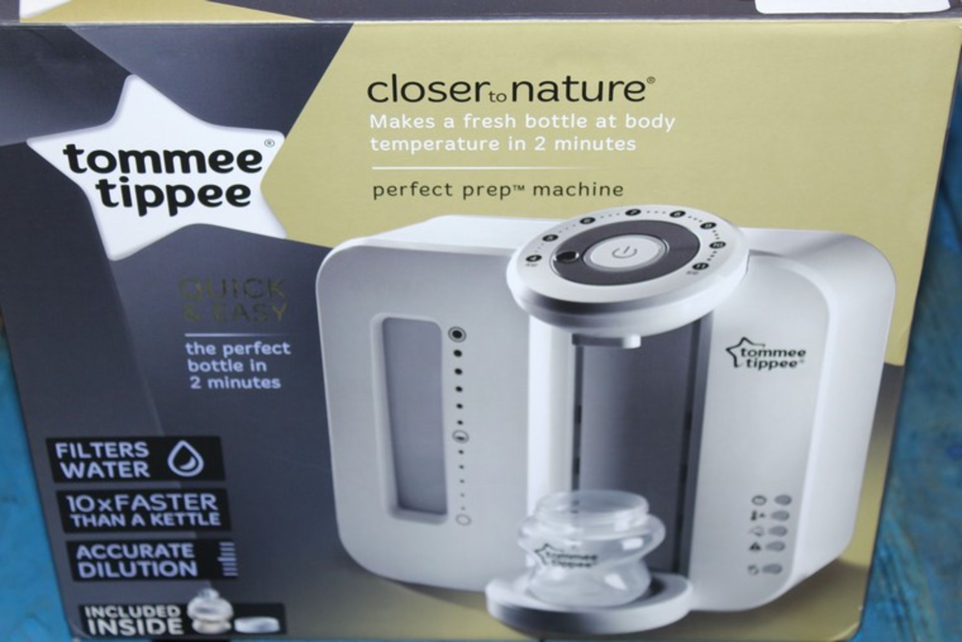 1 x BOXED TOMMEE TIPPEE CLOSER TO NATURE PERFECT PREP MACHINE (17.10.17) *PLEASE NOTE THAT THE BID