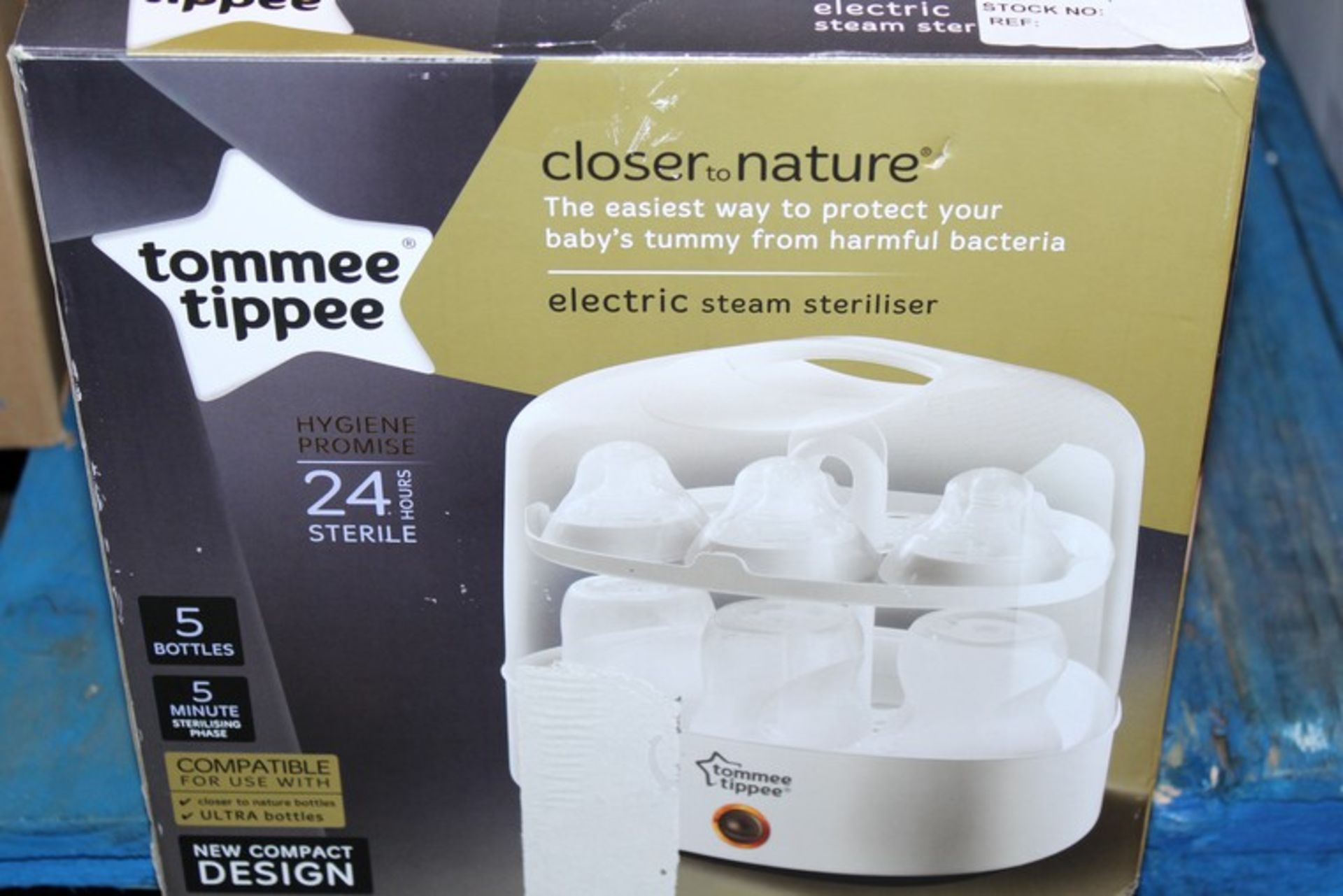 1 x BOXED TOMMEE TIPPEE CLOSER TO NATURE ELECTRIC STEAM STERILISER (17.10.17) *PLEASE NOTE THAT