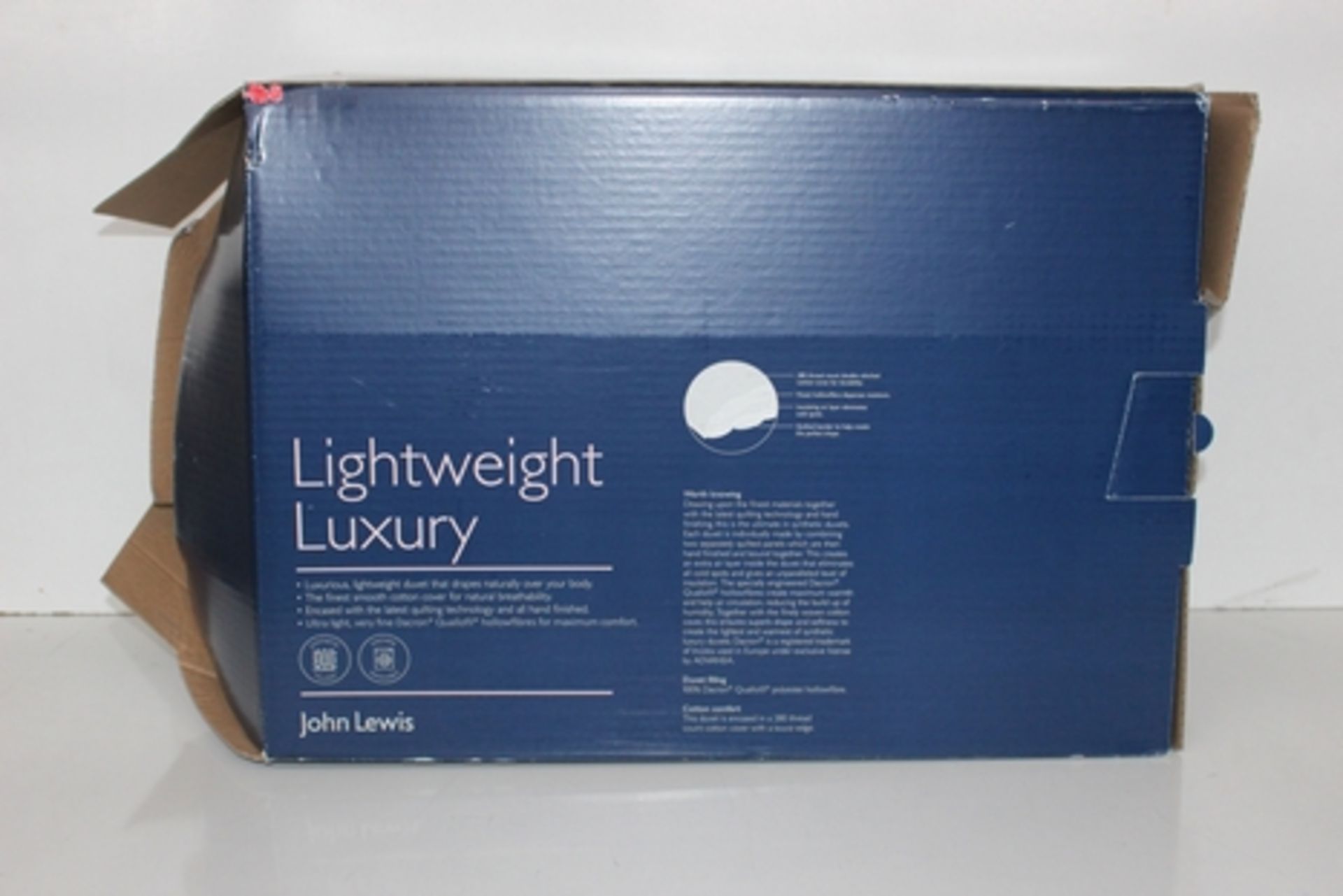 1X BOXED LIGHT WEIGHT LUXURY SUPER KING SIZE DUVET TOG13.5 RRP £140 (DS-TLH-H) (42.104)