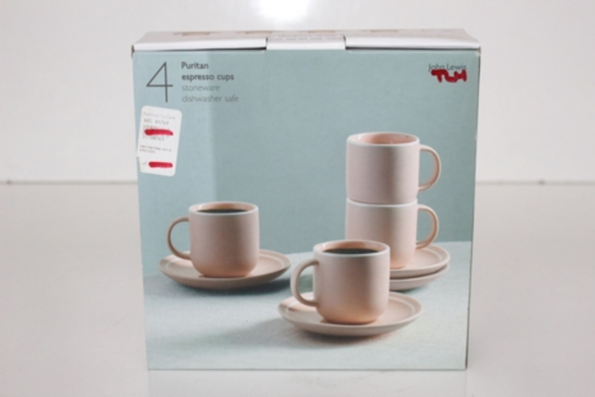 1X LOT TO CONTAIN 6 BOXED BOXES OF ESPRESSO CUPS COMBINED RRP £140 (DS-TLH-H) (8.086)