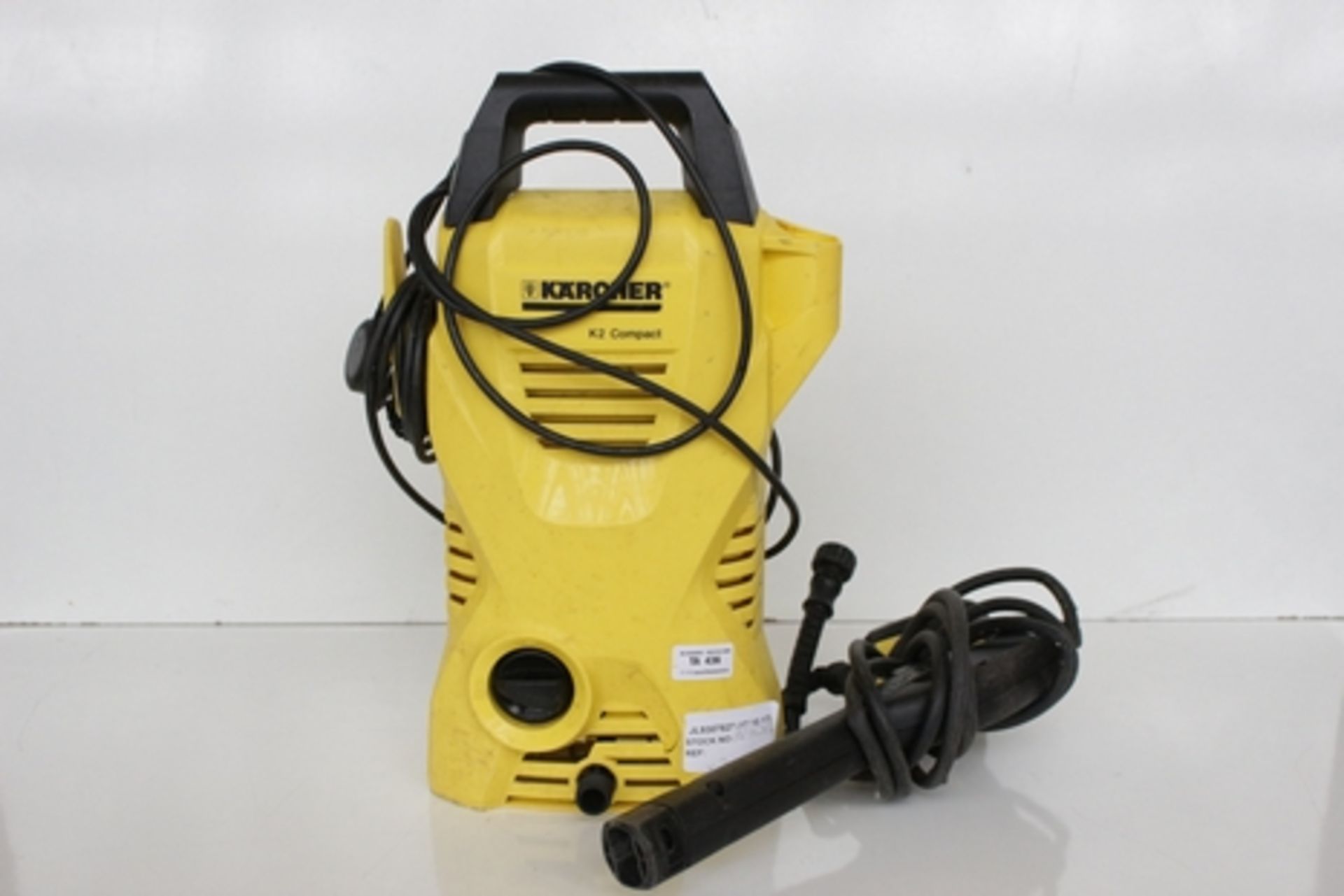 1X LOT TO CONTAIN 2 ITEMS TO INCLUDE A KARCHER K2 COMPACT HIGH PRESSURE WASHER AND A PEDOMETER