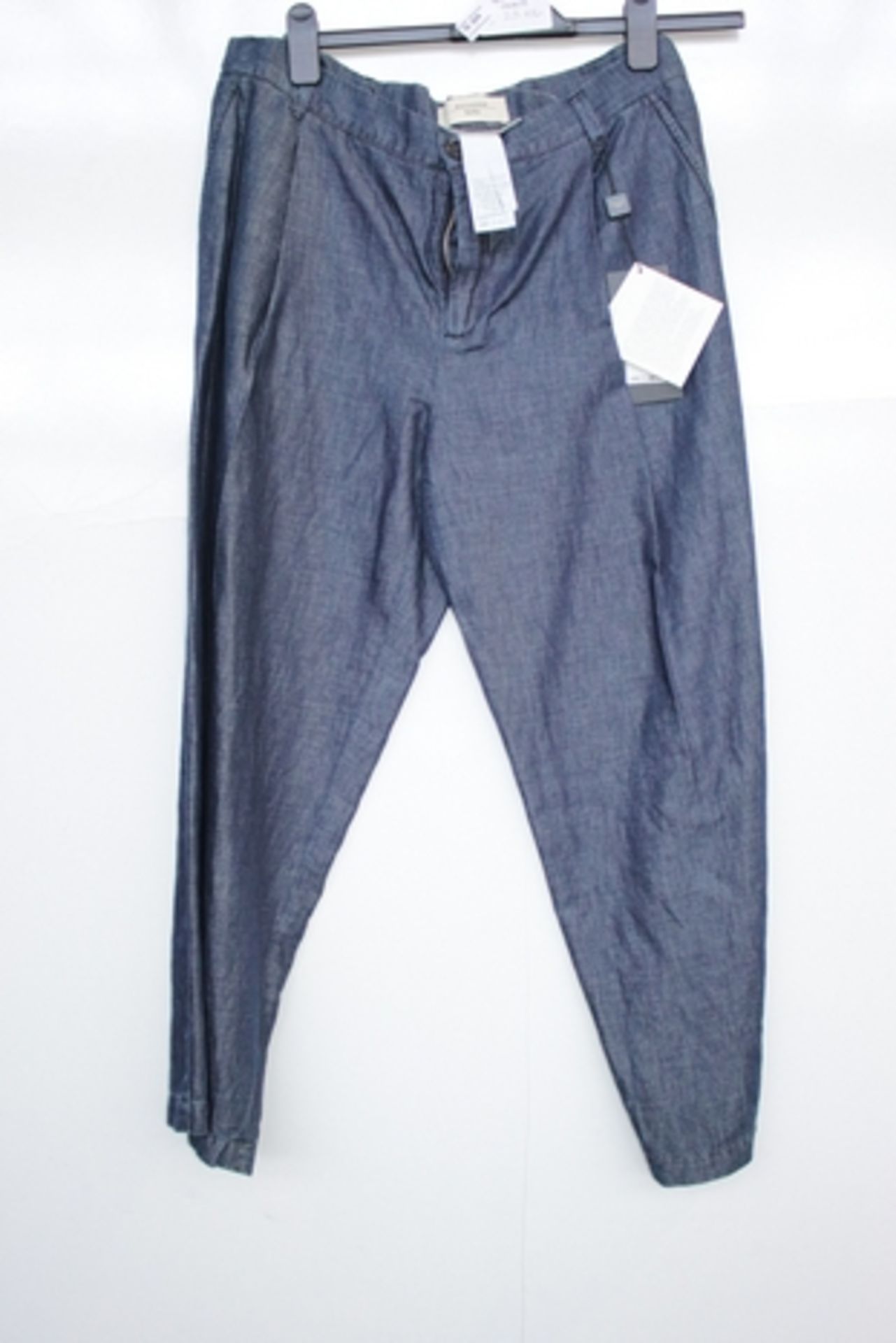 1X UNUSED WEEKEND BY MAX MARA PAIR OF ULTRAMARINE PANTS SIZE 16 RRP £130 (DS-TLH-G) (23.106)