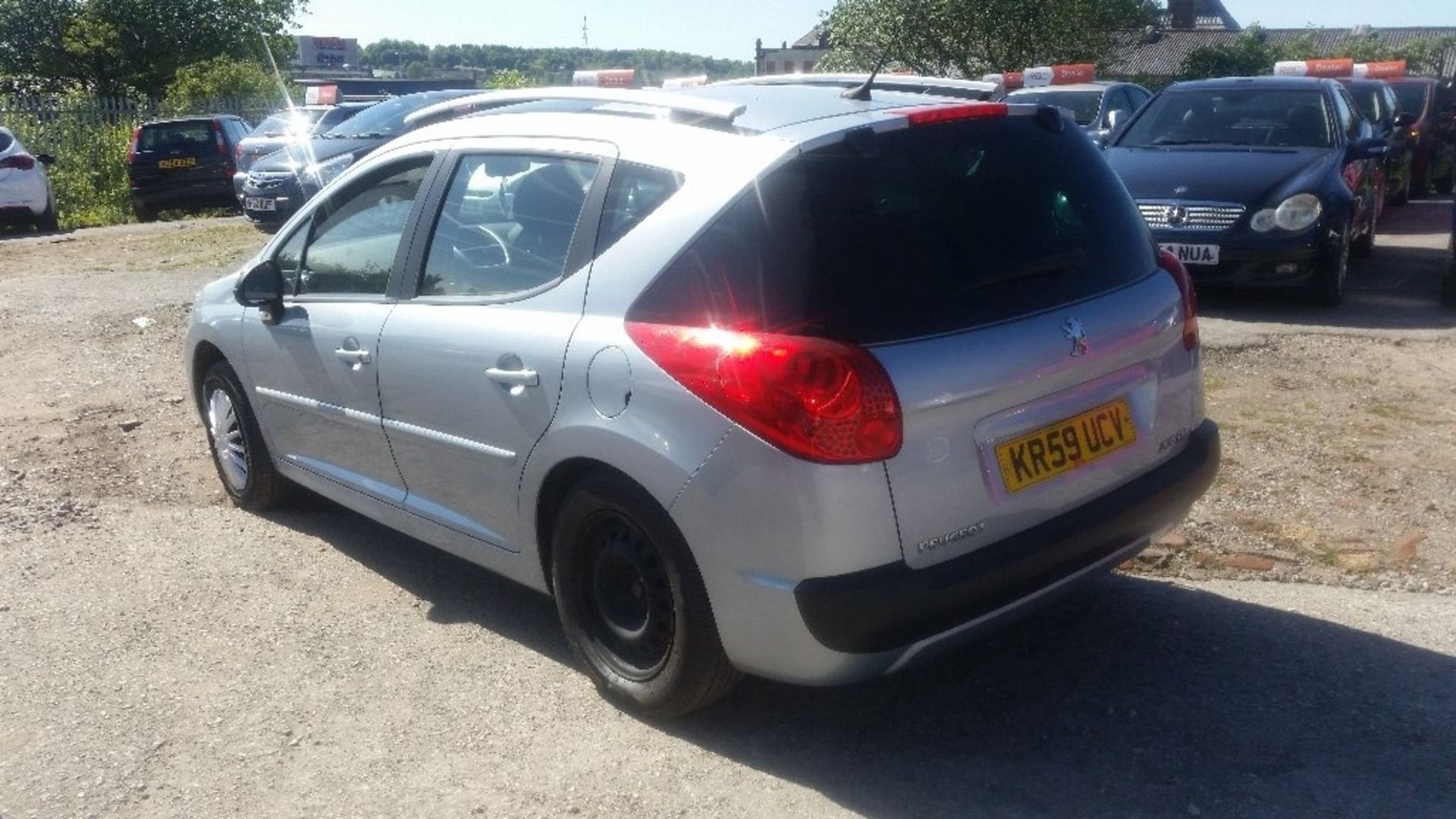 PEUGEOT 207 SPORT HDI 1.6L 5 DOOR ESTATE IN BLUE. KR59 UCV. CURRENT RECORDED MILAGE 79,635 MILES. - Image 9 of 10