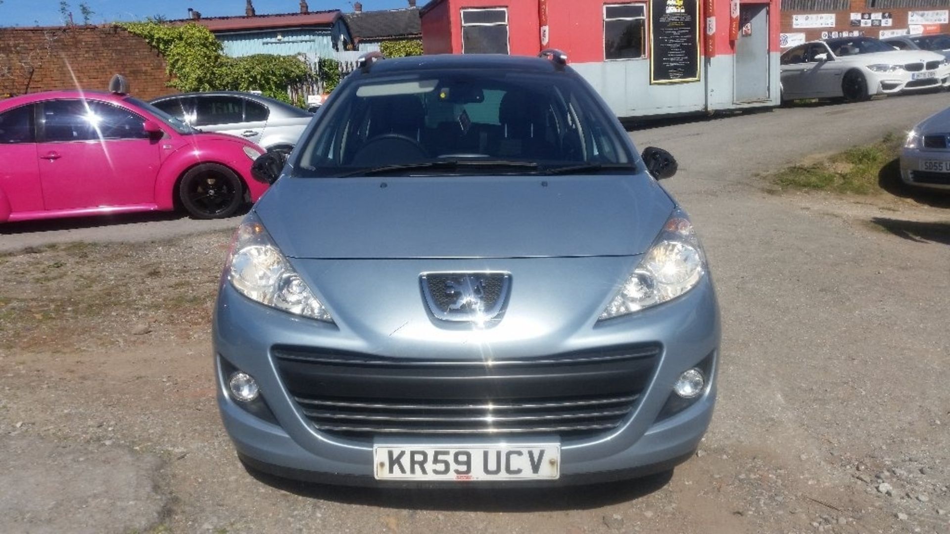 PEUGEOT 207 SPORT HDI 1.6L 5 DOOR ESTATE IN BLUE. KR59 UCV. CURRENT RECORDED MILAGE 79,635 MILES.