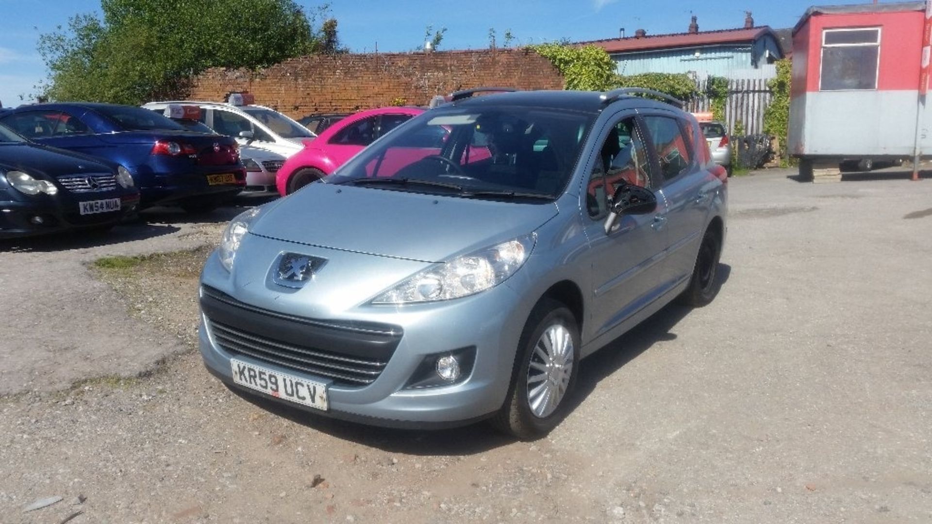 PEUGEOT 207 SPORT HDI 1.6L 5 DOOR ESTATE IN BLUE. KR59 UCV. CURRENT RECORDED MILAGE 79,635 MILES. - Image 2 of 10