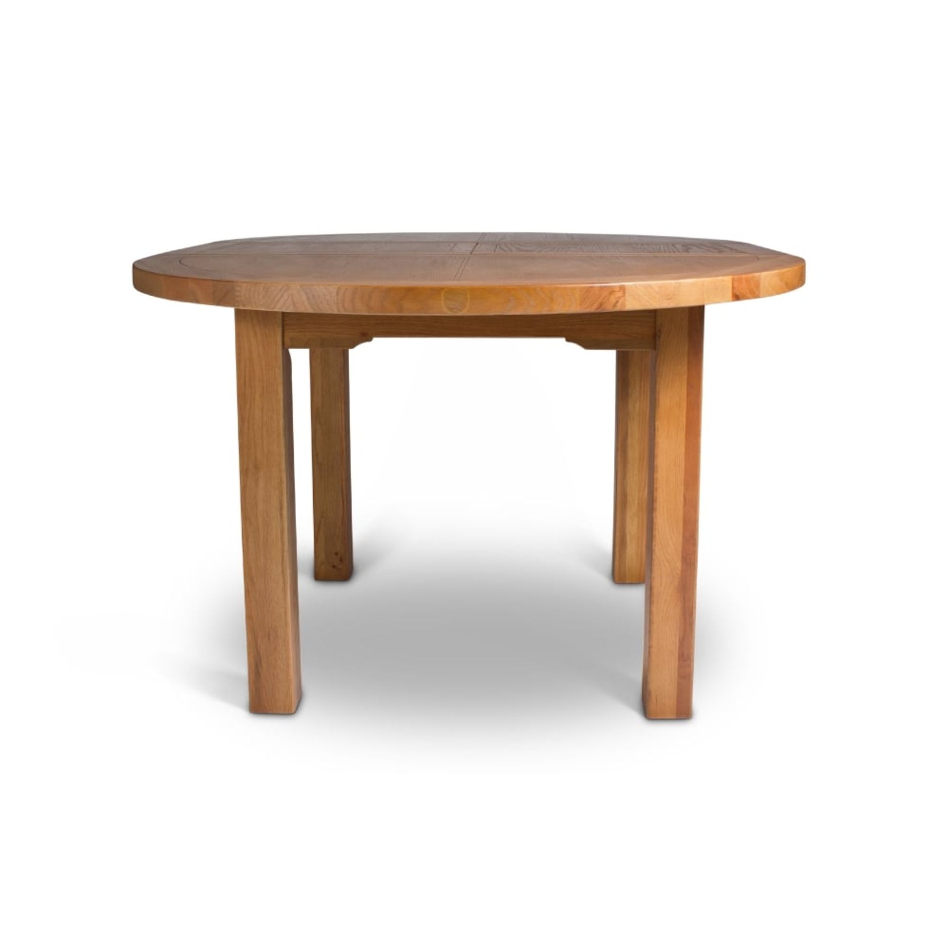 Toulouse Oak Large Round Extending Dining Table - Image 4 of 4