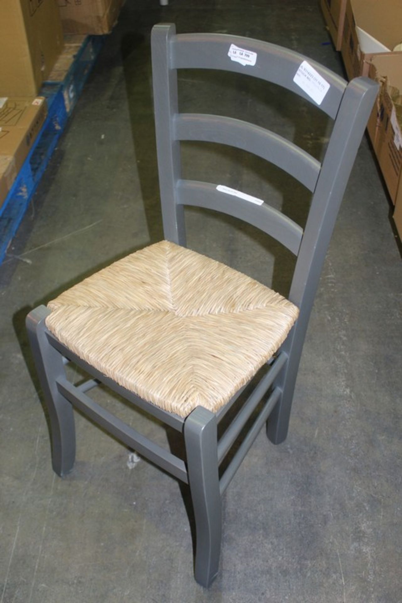 1 x TAVERN CHAIR IN DARK GREY RRP £20 (31/10/17) *PLEASE NOTE THAT THE BID PRICE IS MULTIPLIED BY