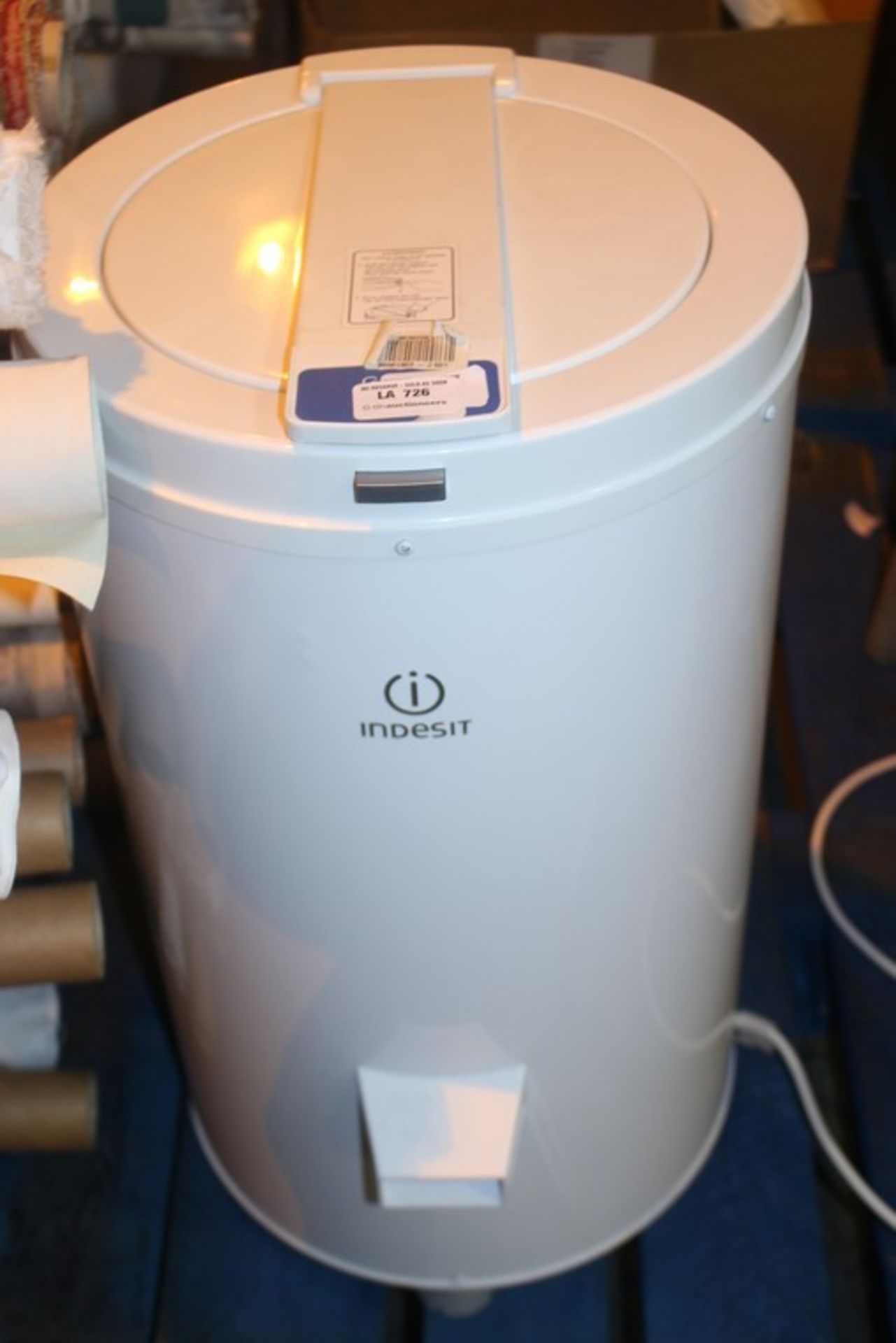 1 x INDESIT TOP LADING DRYER IN WHITE (09/11/17) *PLEASE NOTE THAT THE BID PRICE IS MULTIPLIED BY