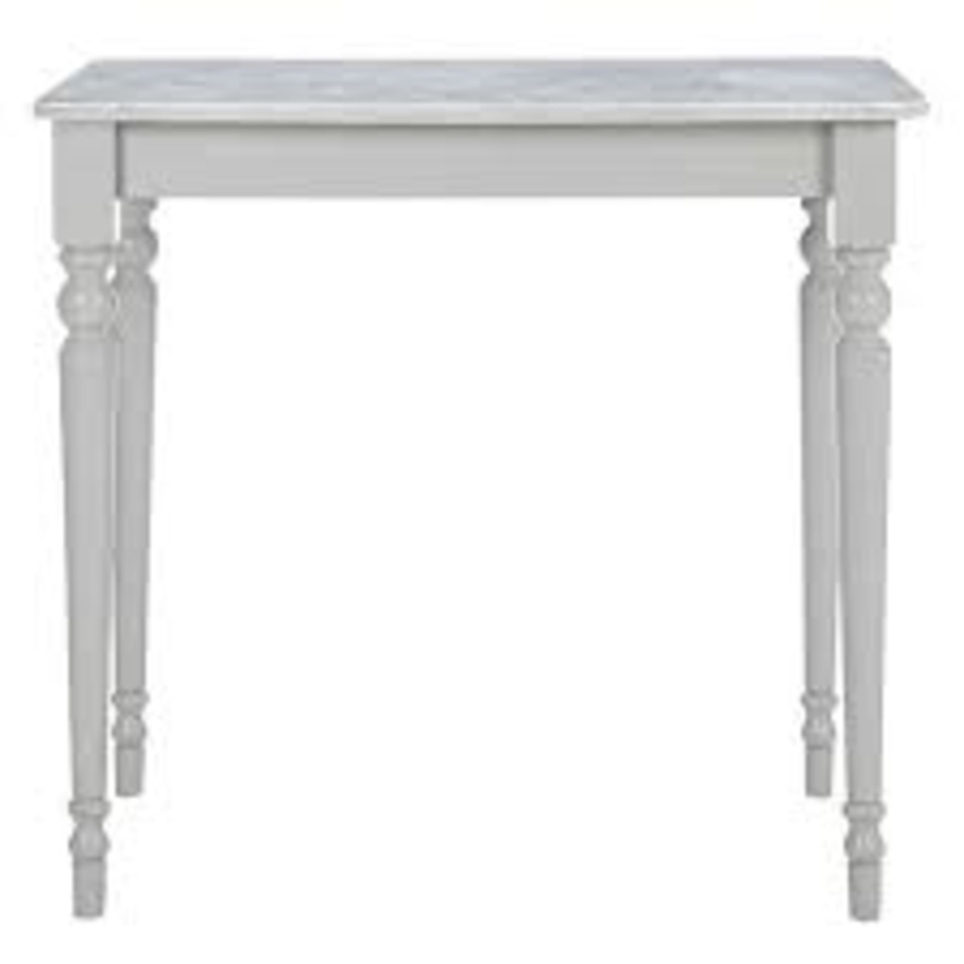 1 x MARBLE BAR TABLE IN BLUE AND GREY RRP £500 (02/11/17)(8366201) *PLEASE NOTE THAT THE BID PRICE