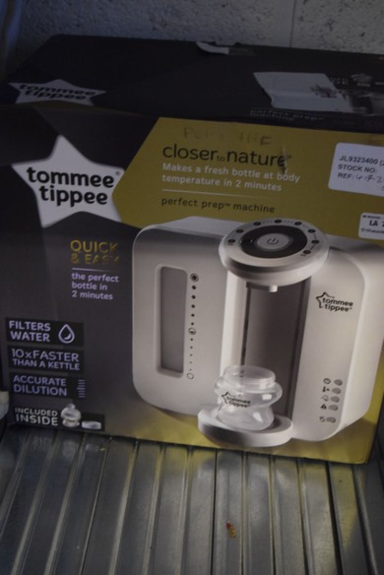 1 X BOXED TOMMEE TIPPEE CLOSER TO NATURE PERFECT PREP MACHINE RRP £60 20.11.17 4122913 T709