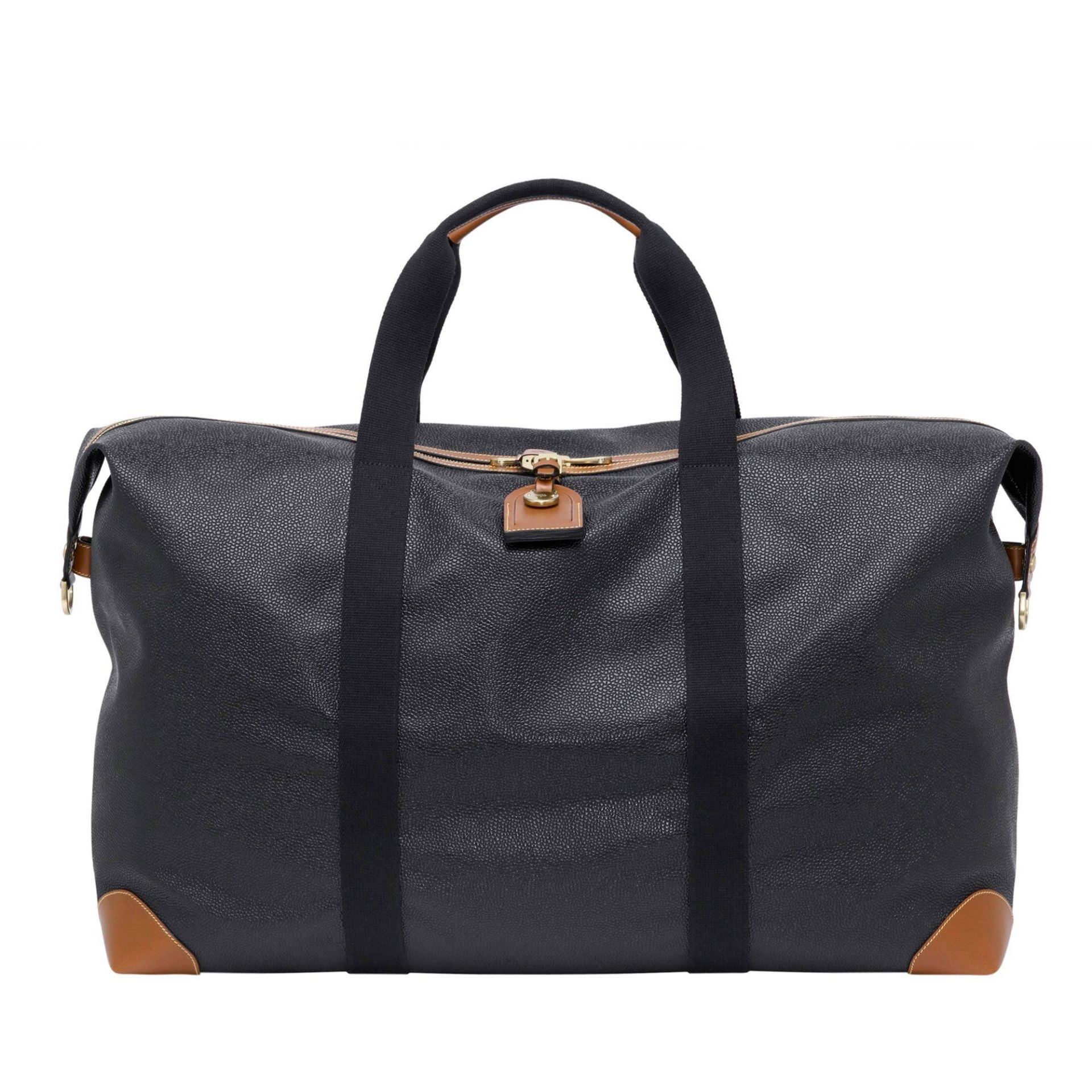 Mulberry Large Clipper in Black and Cognac Scotchgrain, Brand New With Tags and Dustbag RRP-£695