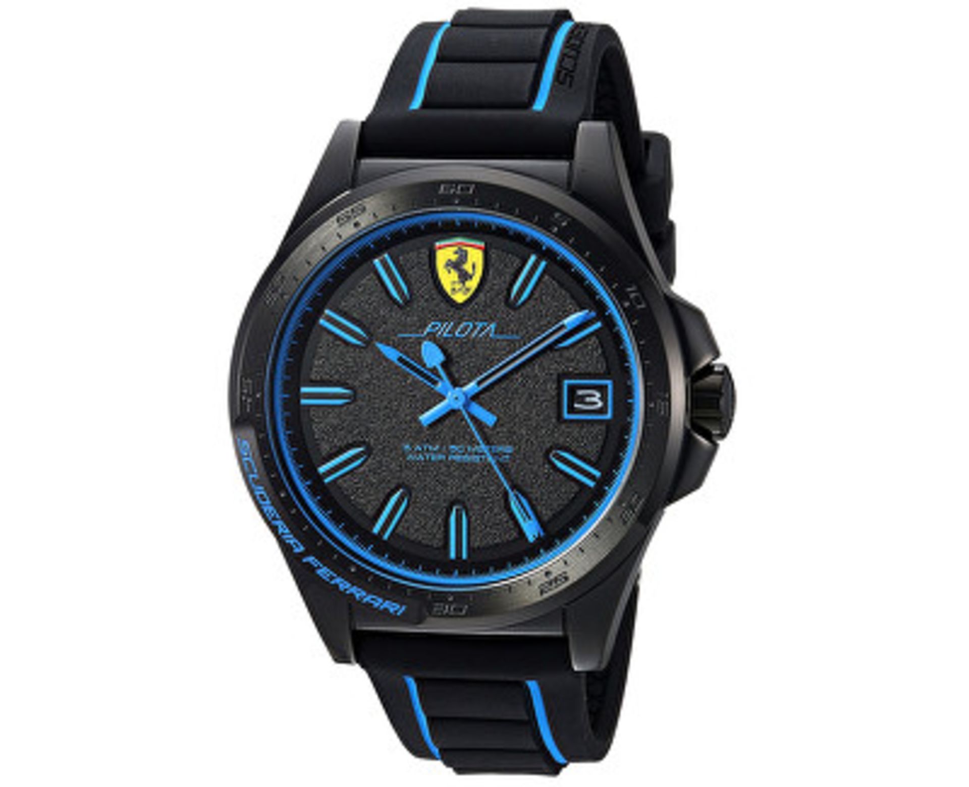 BOXED BRAND NEW SCUDERIA FERRARI MENS WATCH, MODEL NUMBER- 0830423 INCLUDES 2 YEARS FERRARI