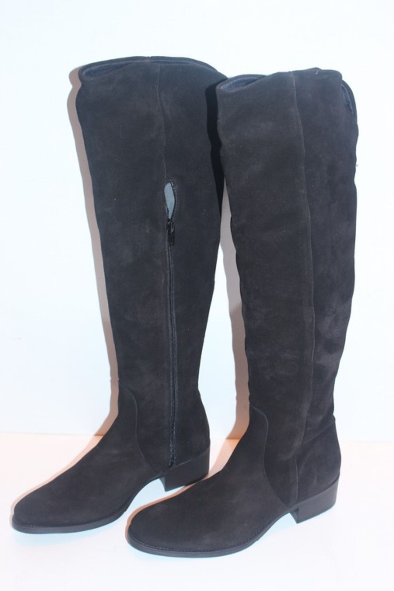 1 x BOXED PAIR OF TALLIN SIZE 5 WOMENS KNEE HIGH BOOTS IN BLACK RRP £150 (01.11.17) (3962181) *