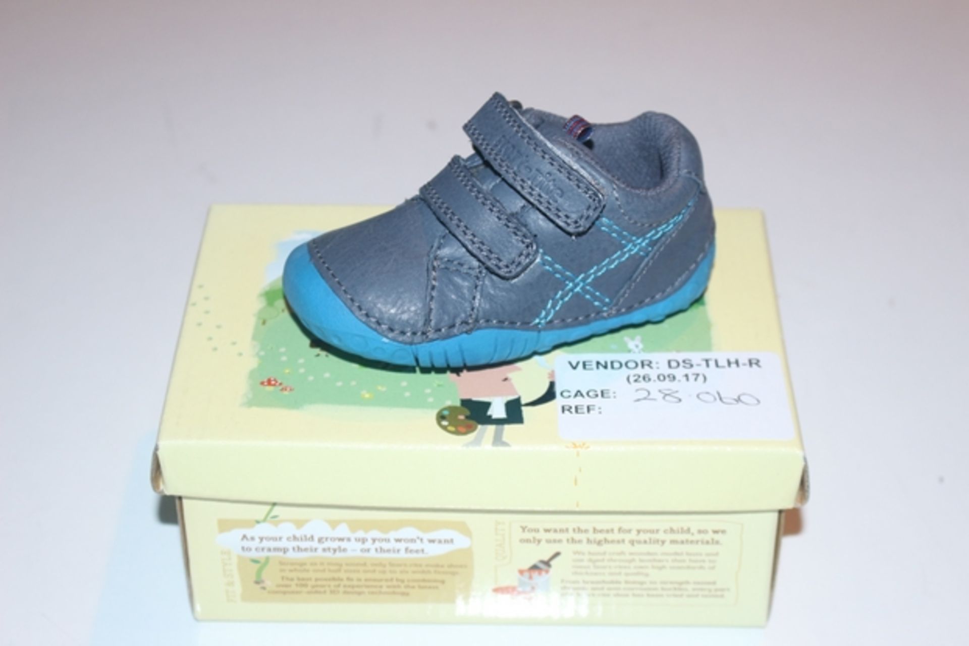 1X BOXED UNUSED PAIR OF START RIGHT CHILDREN'S SHOES SIZE 2G RRP £30 (DS-TLH-R) (28.060)