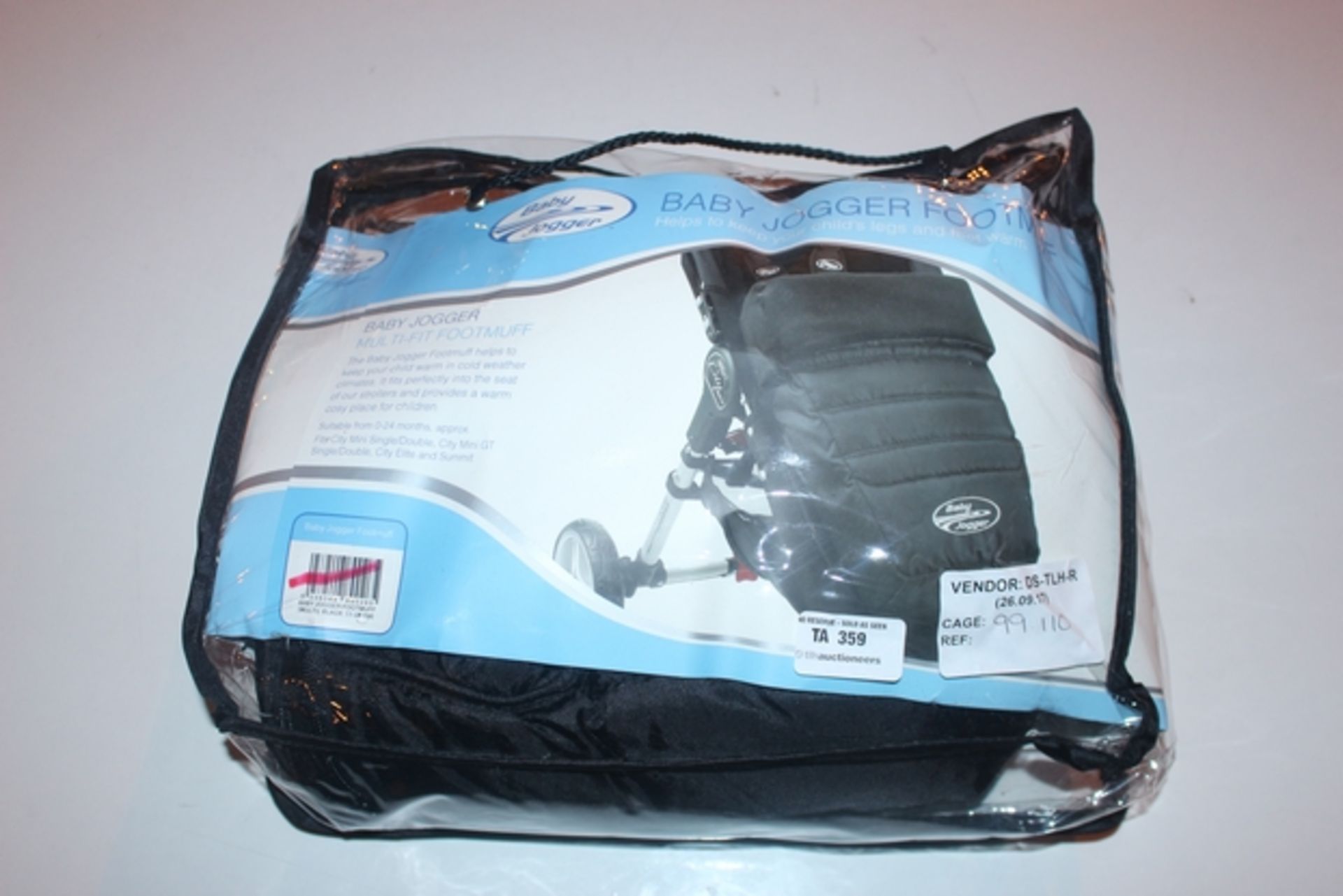 1X BAGGED BABY JOGGER FOOT MUFF RRP £60 (DS-TLH-R) (99.110) - Image 2 of 2