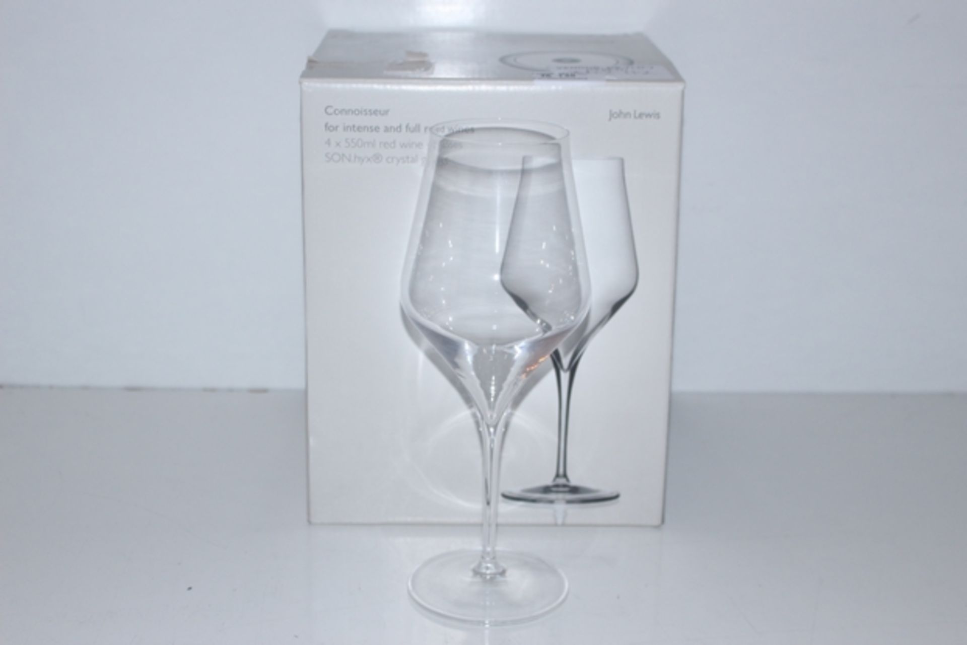 1X LOT TO CONTAIN 4 CONNOISSEUR WINE GLASSES (DS-TLH-J) (42.112)