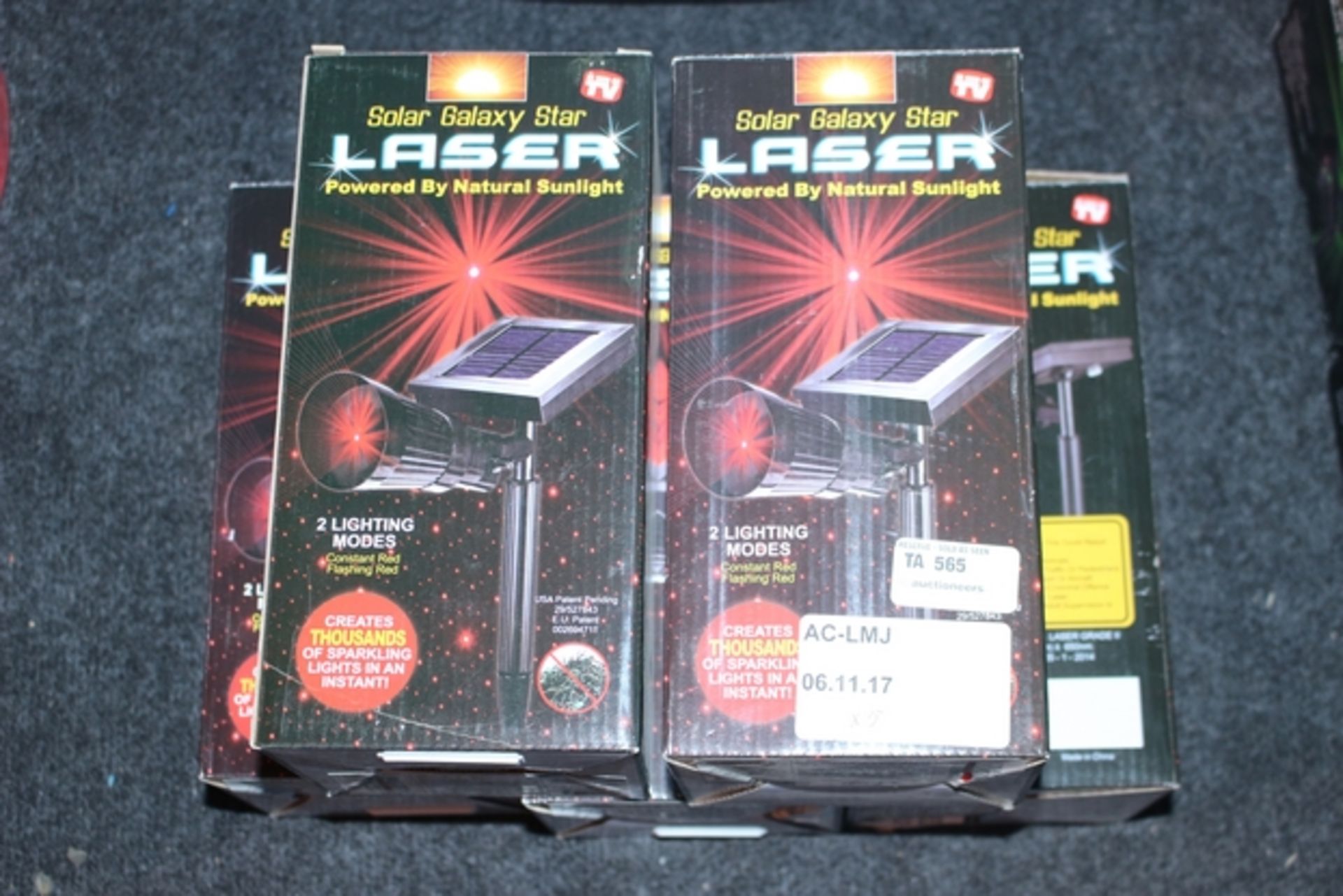 1X LOT TO CONTAIN 5 BOXED SOLAR GALAXY STAR LASER (AC-LMJ)