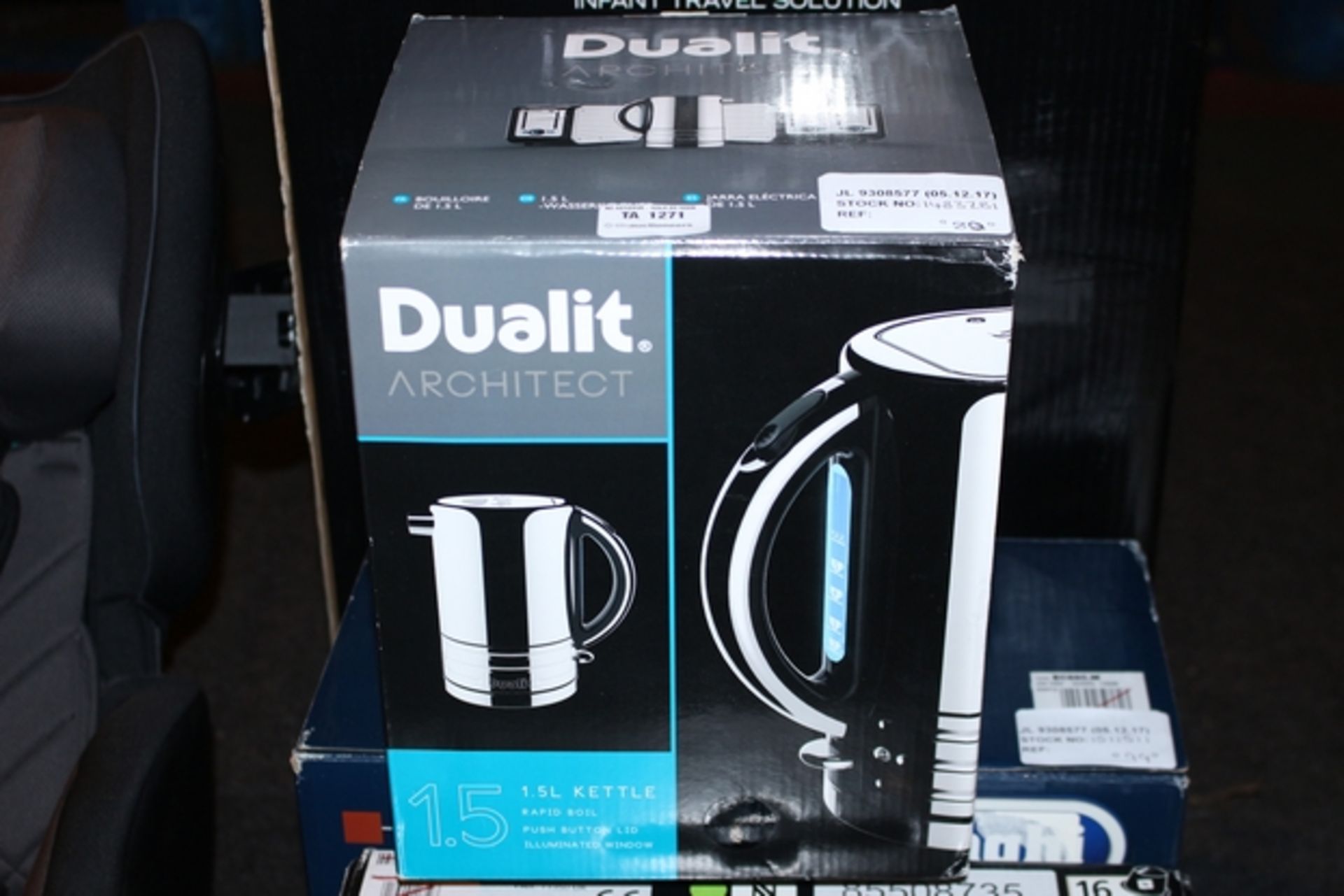 1X BOXED DUALIT ARCHITECT 1.5 LITRE KETTLE RRP £80 (JL9308577) (05.12.17) (1483281)