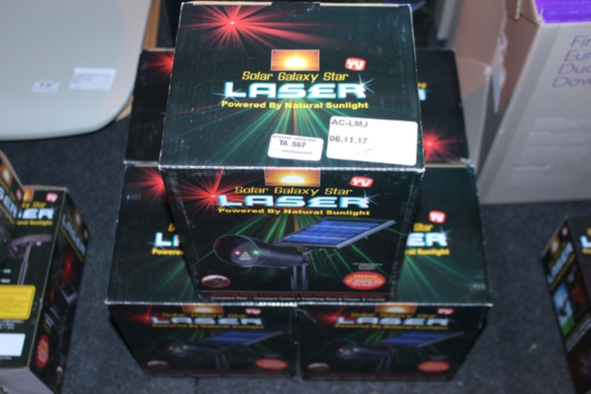 1X LOT TO CONTAIN 5 BOXED SOLAR GALAXY STAR LASER (AC-LMJ)