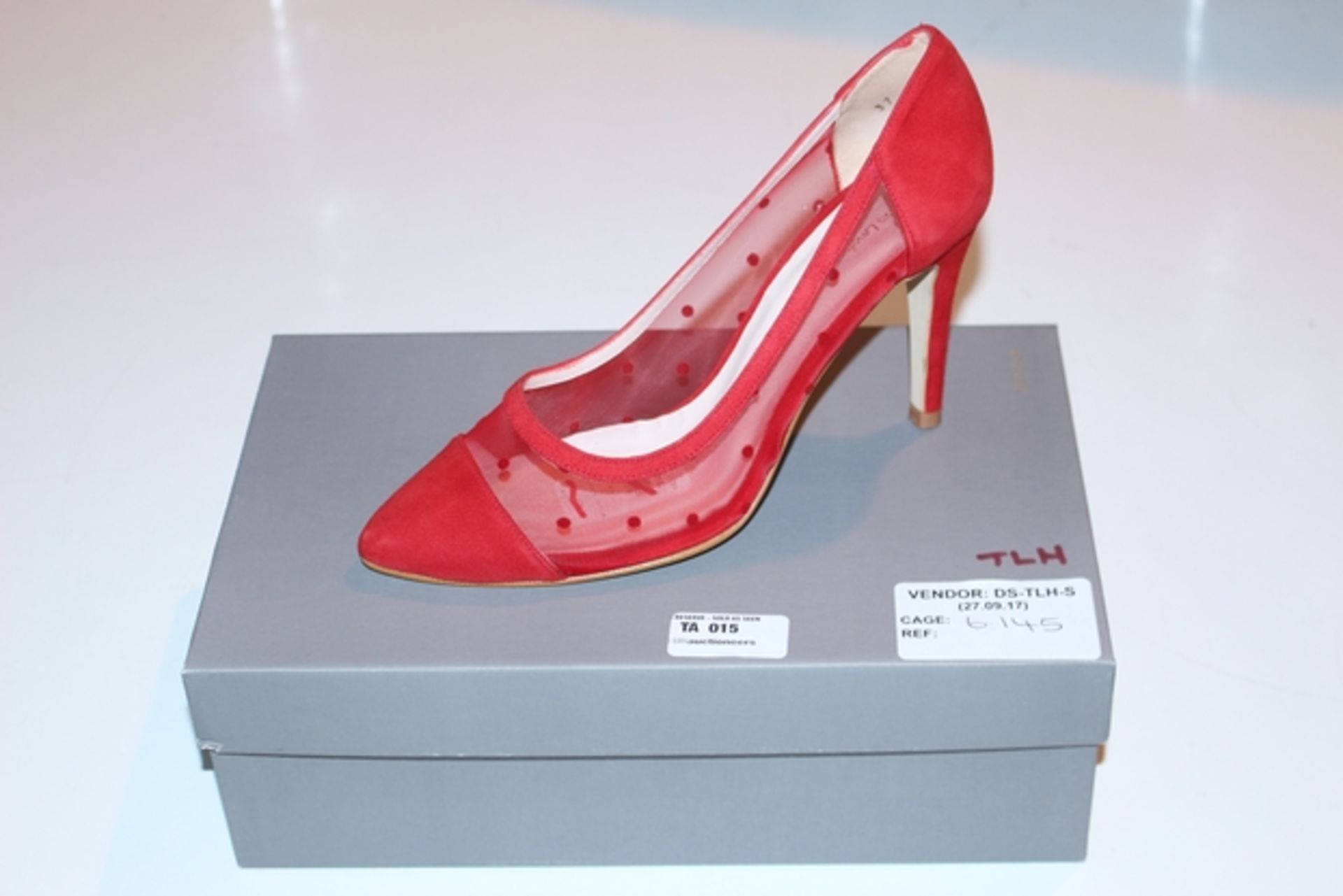 1X BOXED UNUSED PAIR OF BELLA LADIES HEELED SHOES SIZE 4 RRP £70 (DS-TLH-S) (6.145)