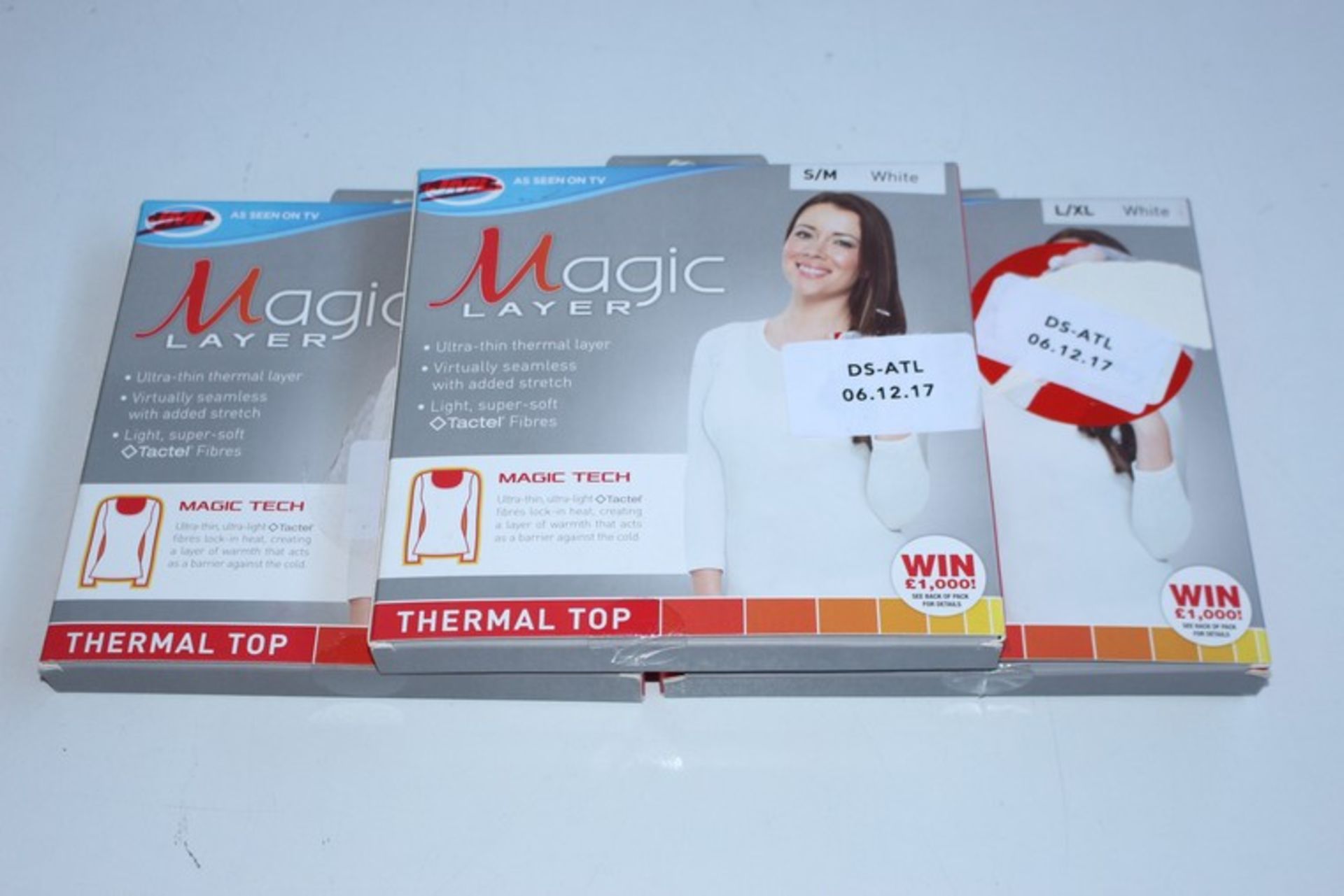 10 x BOXED MAGIC LAYER THERMAL TOPS (06.11.17) *PLEASE NOTE THAT THE BID PRICE IS MULTIPLIED BY