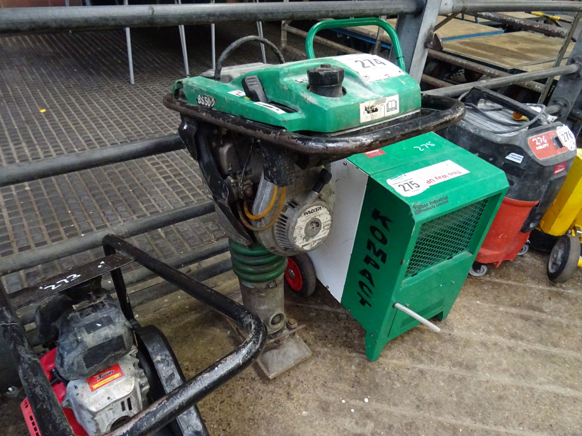 Wacker petrol upright rammer