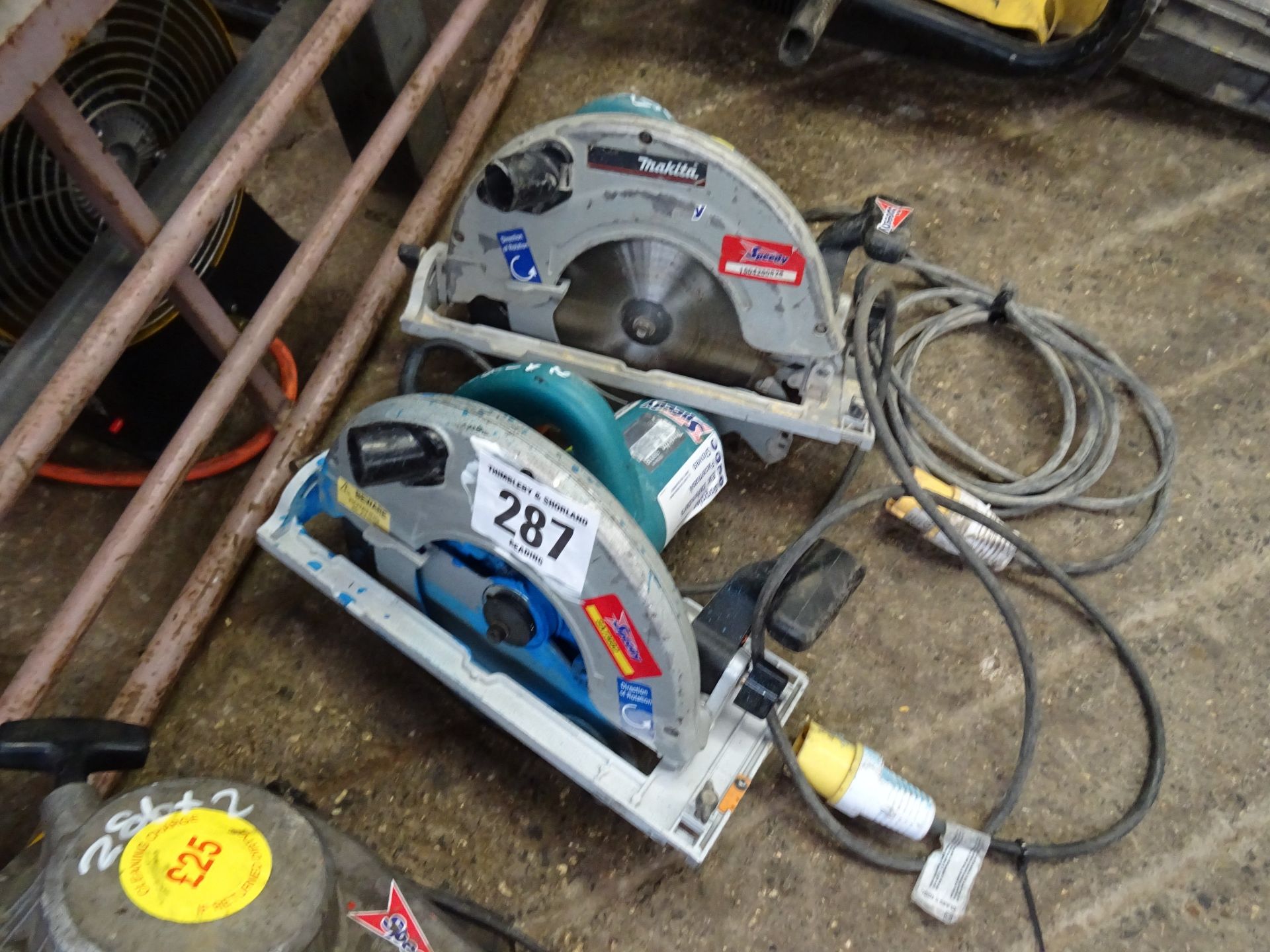 2 Makita 5903R circular saws 110v