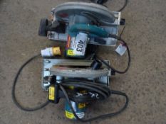 2 Makita circular saws 110v