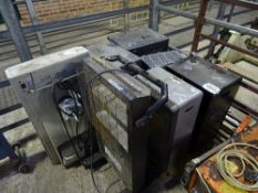 6 heaters & one air conditioning unit