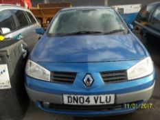 Renault Megane Dynamique 16V - DN04 VLU Date of registration: 15.06.2004 1598cc, petrol, manual,