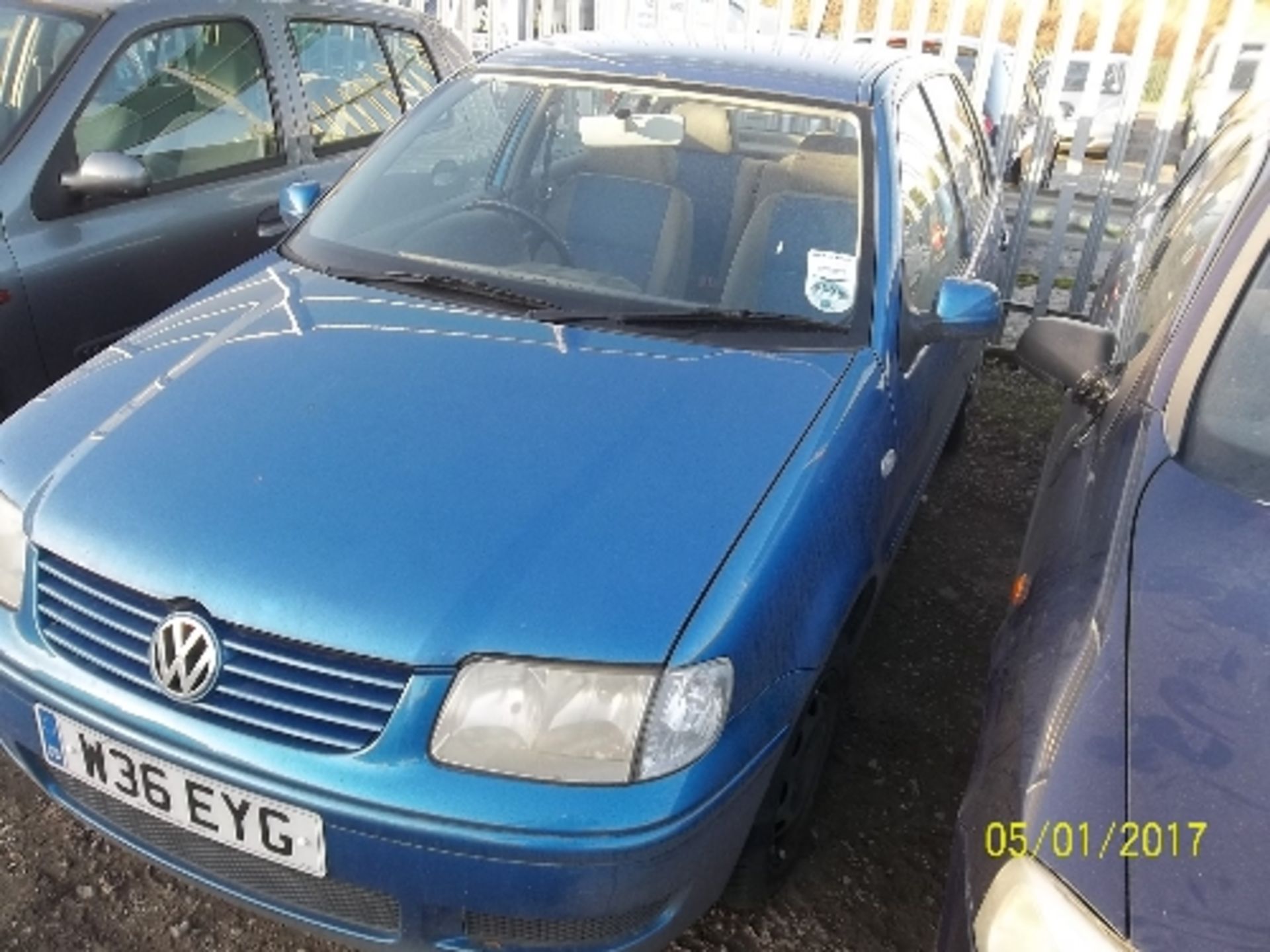 Volkswagen Polo S - W36 EYG Date of registration: 30.06.2000 1400cc, petrol, manual, blue Odometer - Image 5 of 5