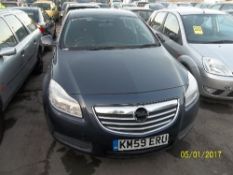 Vauxhall Insig Excnav CDTI Eflex - KM59 ERU Date of registration: 04.01.2010 1956cc, diesel, manual,