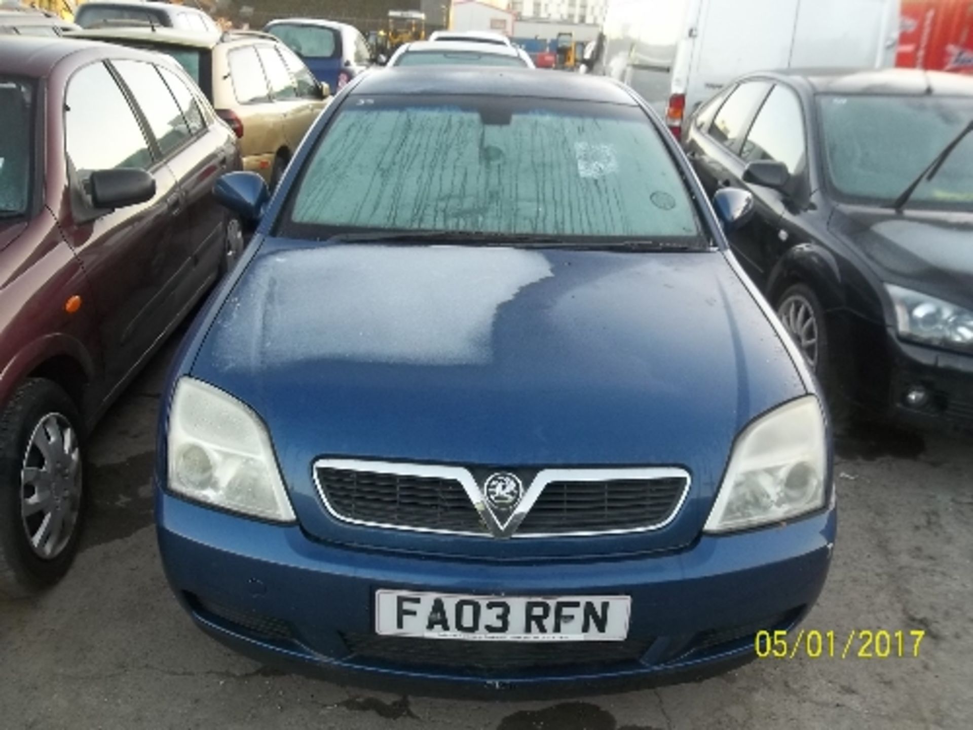 Vauxhall Vectra Club 16V - FA03 RFN Date of registration: 21.07.2003 1796cc, petrol, manual, blue