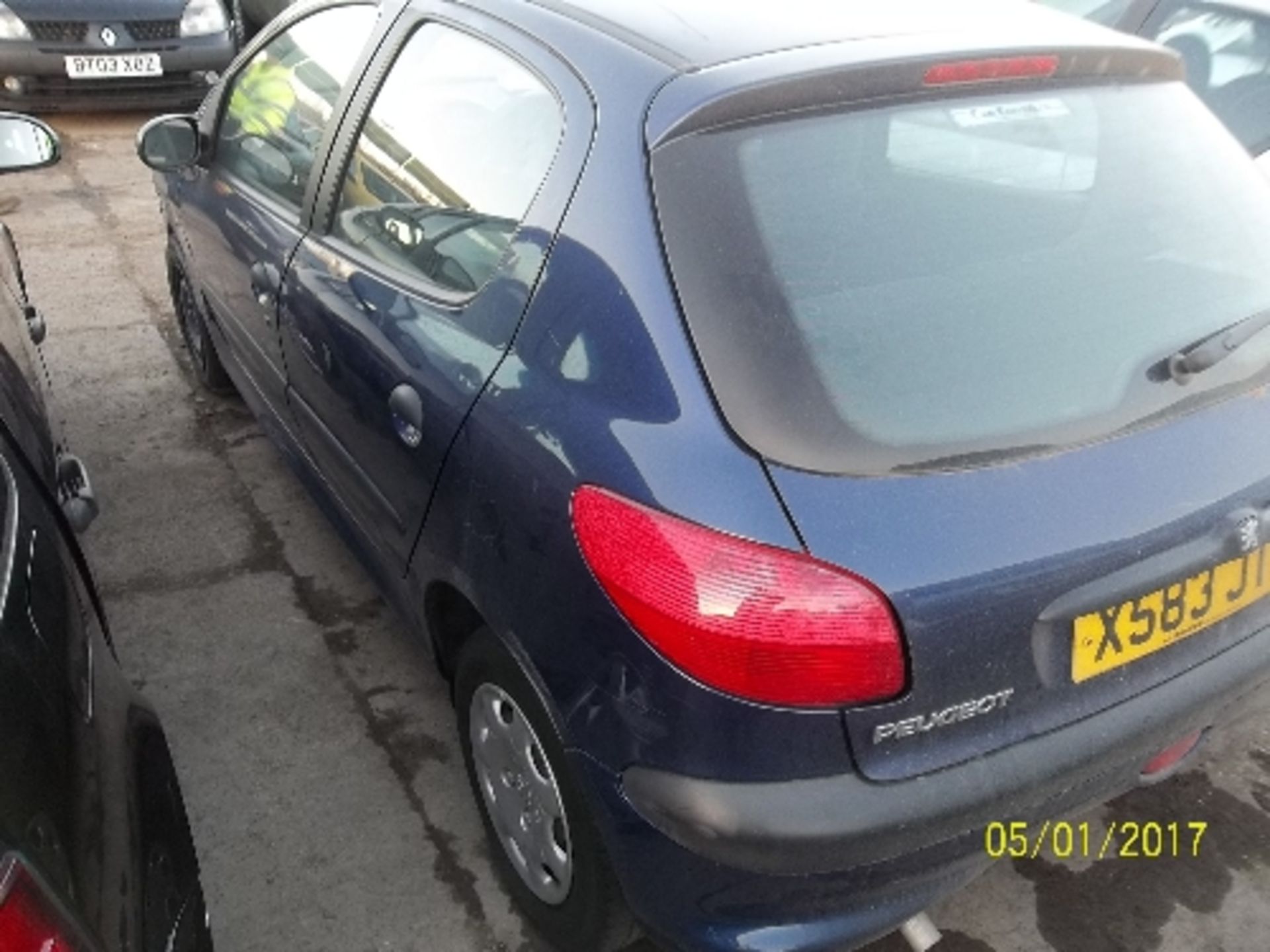 Peugeot 206 LX - X583 JTF Date of registration: 06.09.2000 1360cc, petrol, manual, blue Odometer - Image 4 of 4