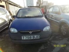 Vauxhall Corsa Envoy D - T758 BJO Date of registration: 17.06.1999 1686cc, diesel, manual, blue