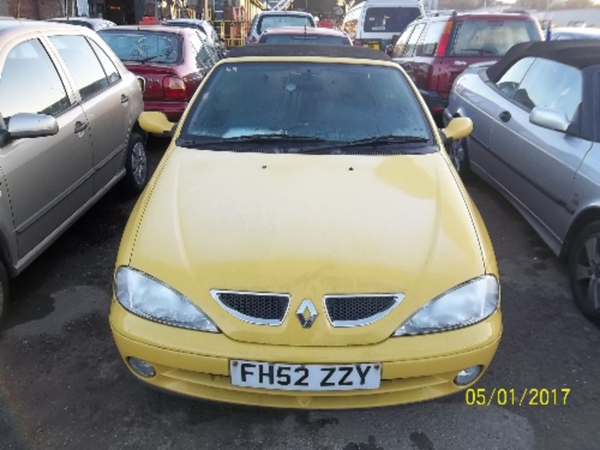 Renault Megane CAB Dynam+ 16V convertible - FH52 ZZY Date of registration: 16.01.2003 1998cc,